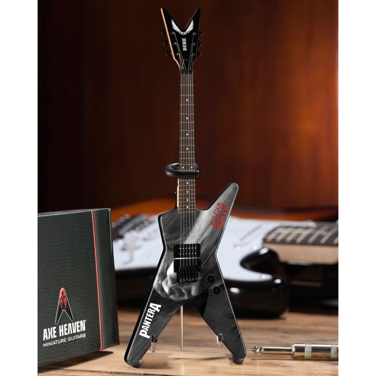 Dimebag Pantera Dean Vulgar Display of Power Mini Electric Guitar Replica - Perfect for Collectors, Fans & Home Decor