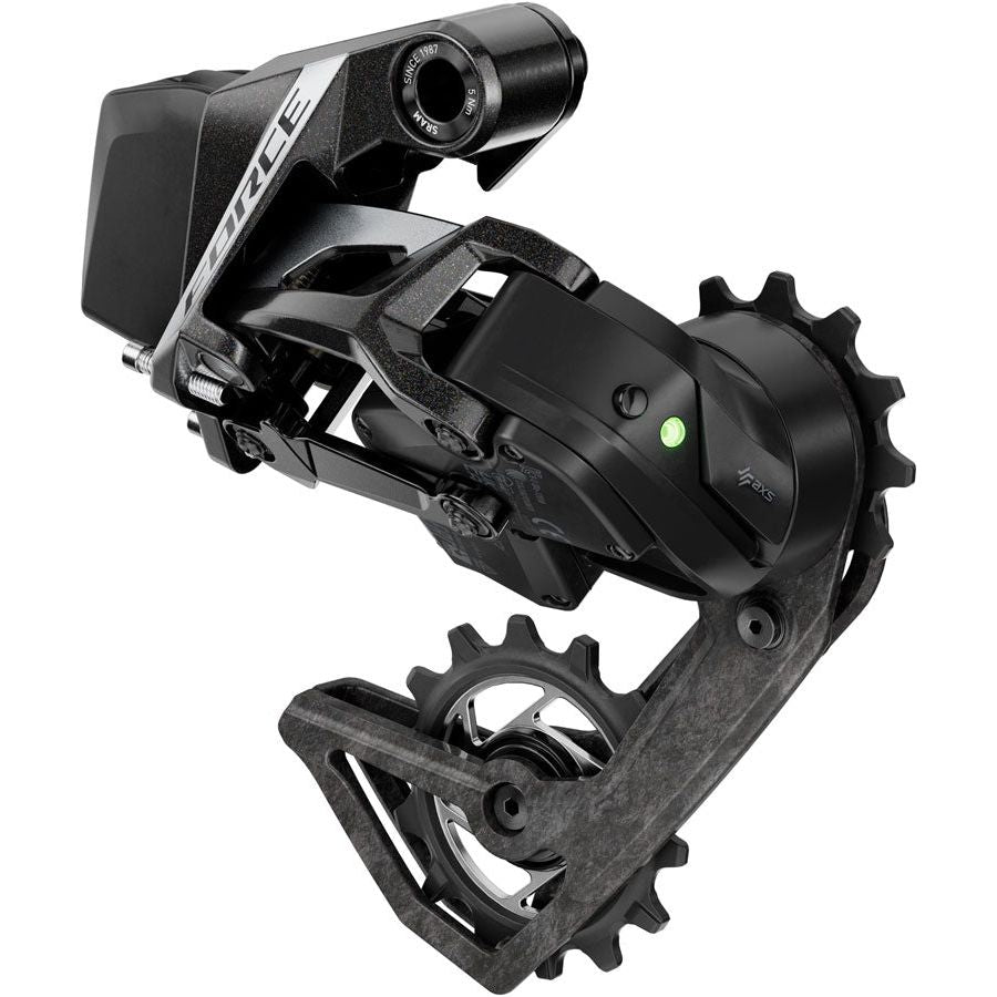 SRAM Force eTap AXS Road Bike Groupset - 2x12 Speed Electronic Shifting, HRD Shift/Brake Levers, Flat Mount Calipers, Rotors, Chain, Front/Rear Derailleurs | Compatible with Hammerhead Karoo & E1 | Perfect for Road Racing, Endurance Cycling & Performance Training