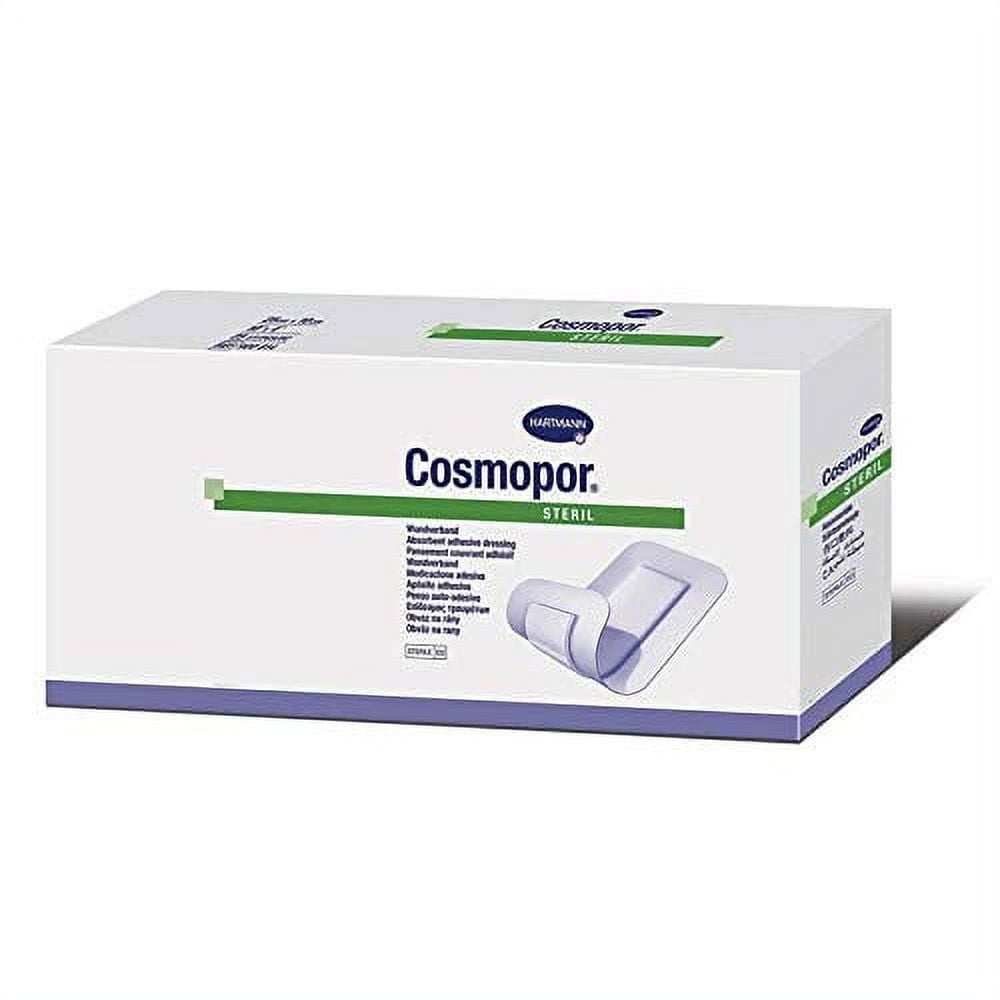 Sterile Adhesive Wound Dressing 10x4 Inch - Cosmopore Non-Stick Bandage for Cuts, Burns & Surgical Wounds | First Aid & Post-Op Care Essential