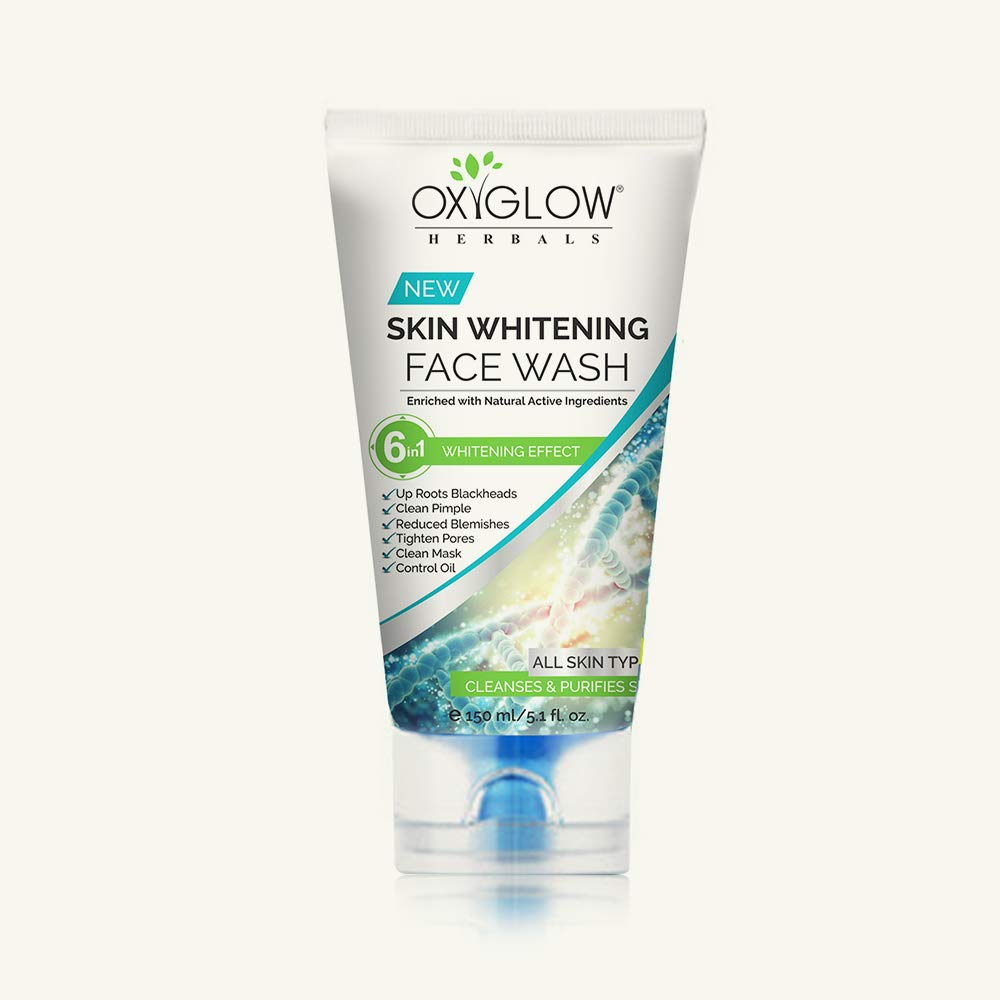 Oxyglow Skin Whitening Face Wash - Brightening Cleanser for Dark Spots & Even Tone | Gentle Daily Facial Cleanser for Glowing Skin | Perfect for Morning & Night Skincare Routine