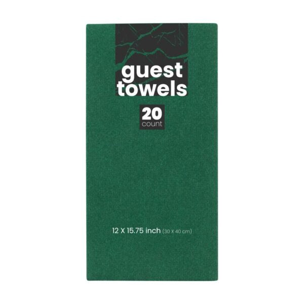 Eco-Friendly Disposable Paper Napkins - 20 Pack, Green | Perfect for Parties, Picnics & Everyday Dining
