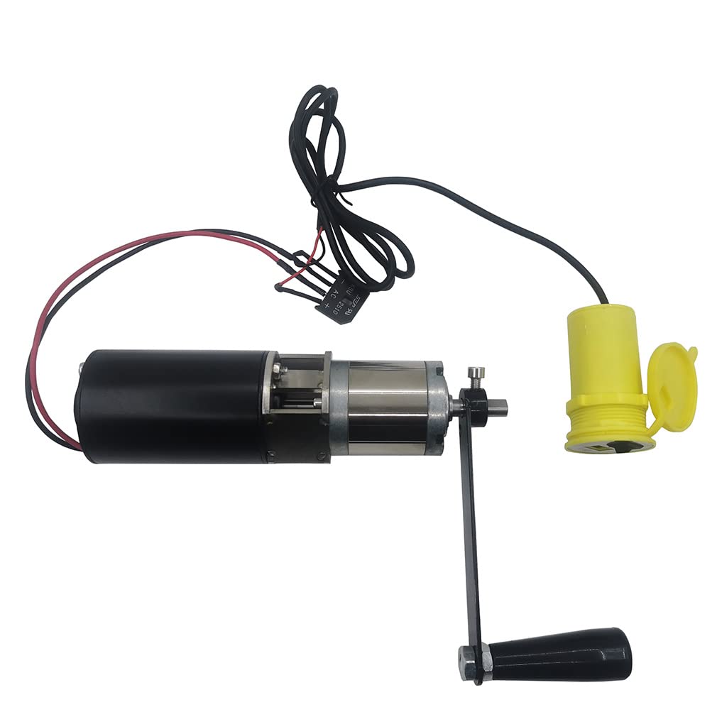 10W DC Small Hand Crank Generator - 5V 2A USB Charger with Permanent Magnet Motor | DIY Power Bank for Outdoor, Emergency Phone Charging, Camping & Survival Gear (Includes USB Plug)