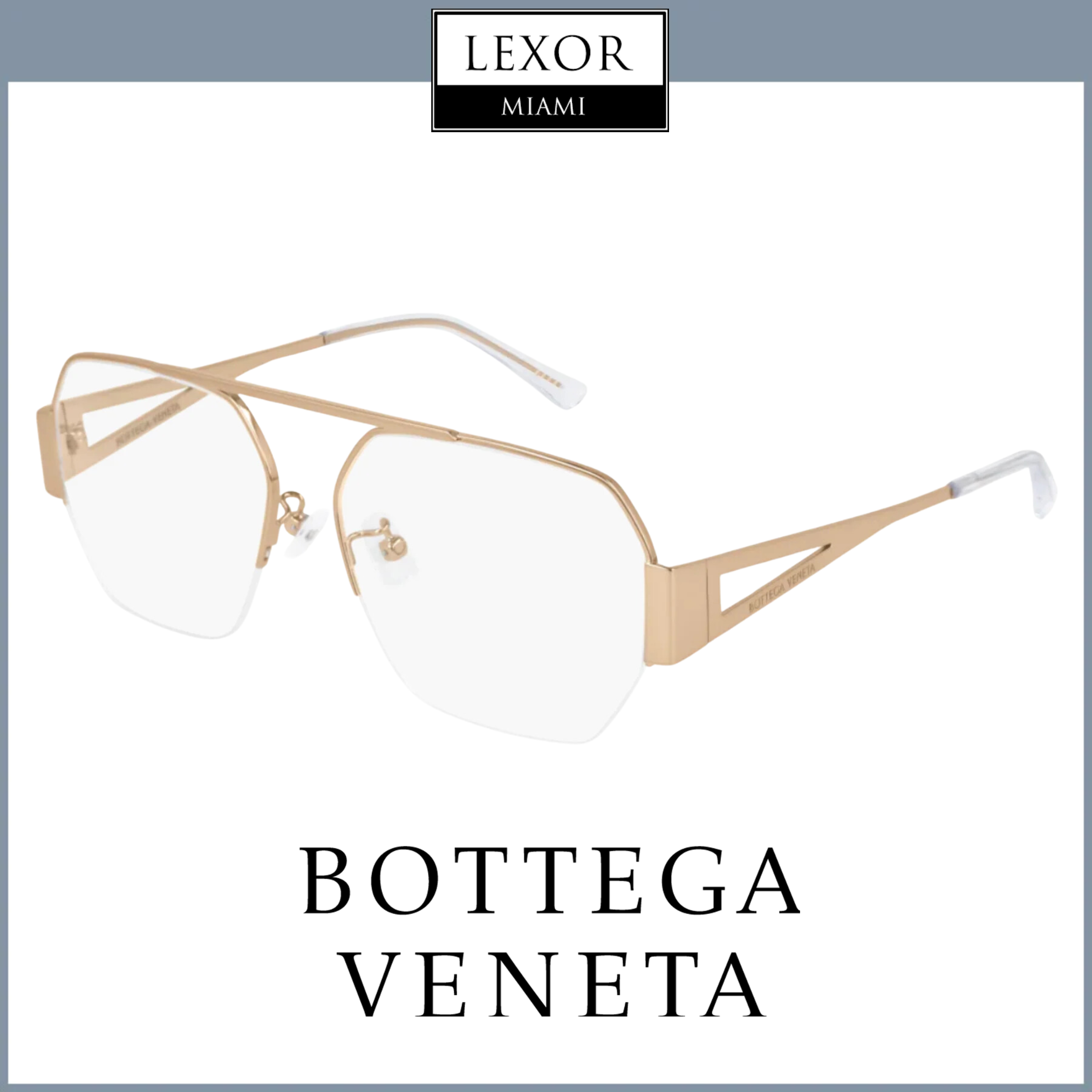 Bottega Veneta BV1067O 001 Women's Optical Glasses Frame - Stylish Eyewear for Work, Reading & Fashion Accessories