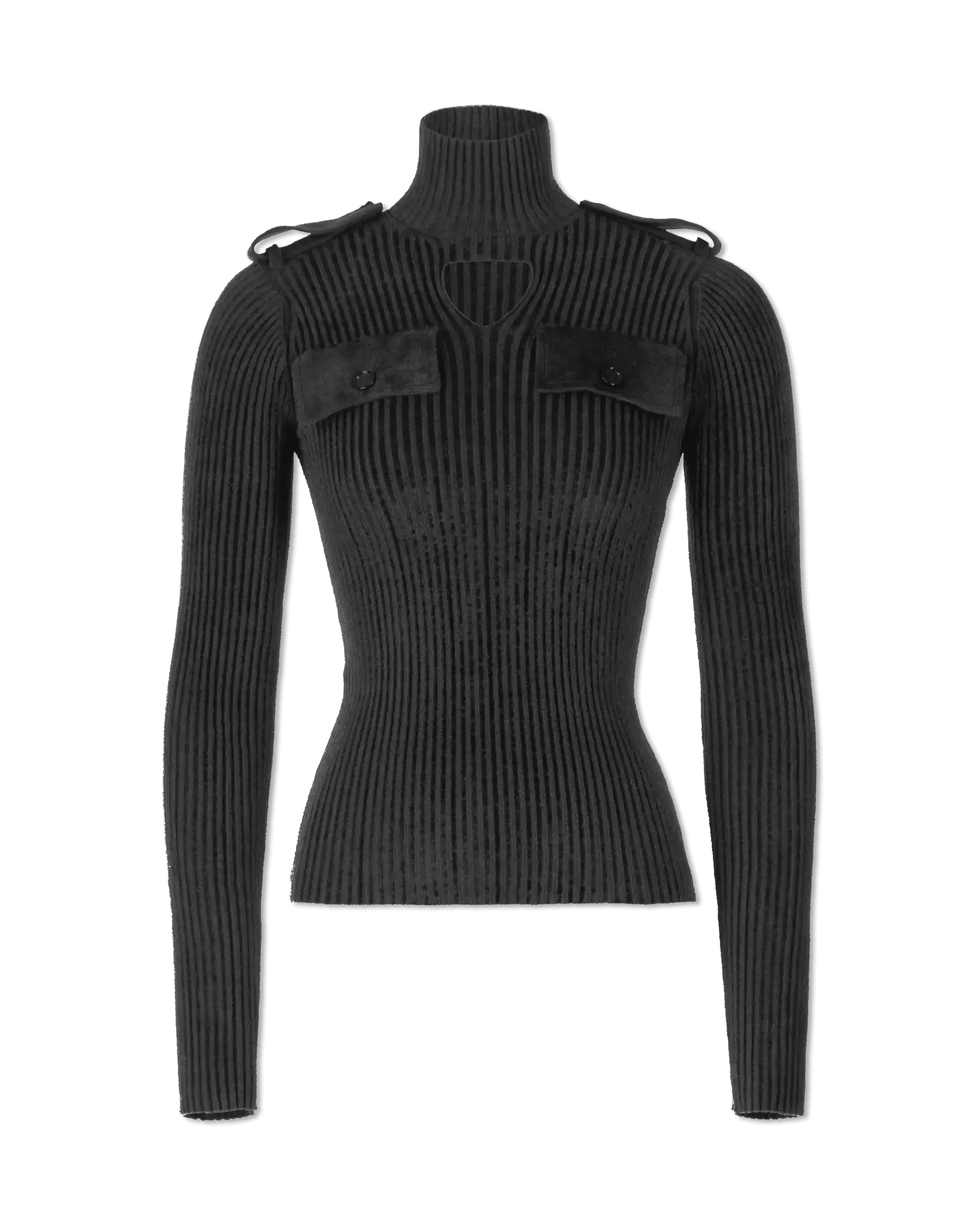 Lightweight Ribbed Turtleneck Sweater for Women - Soft Stretch Knit Top for Fall & Winter - Casual Office Wear & Layering Essential