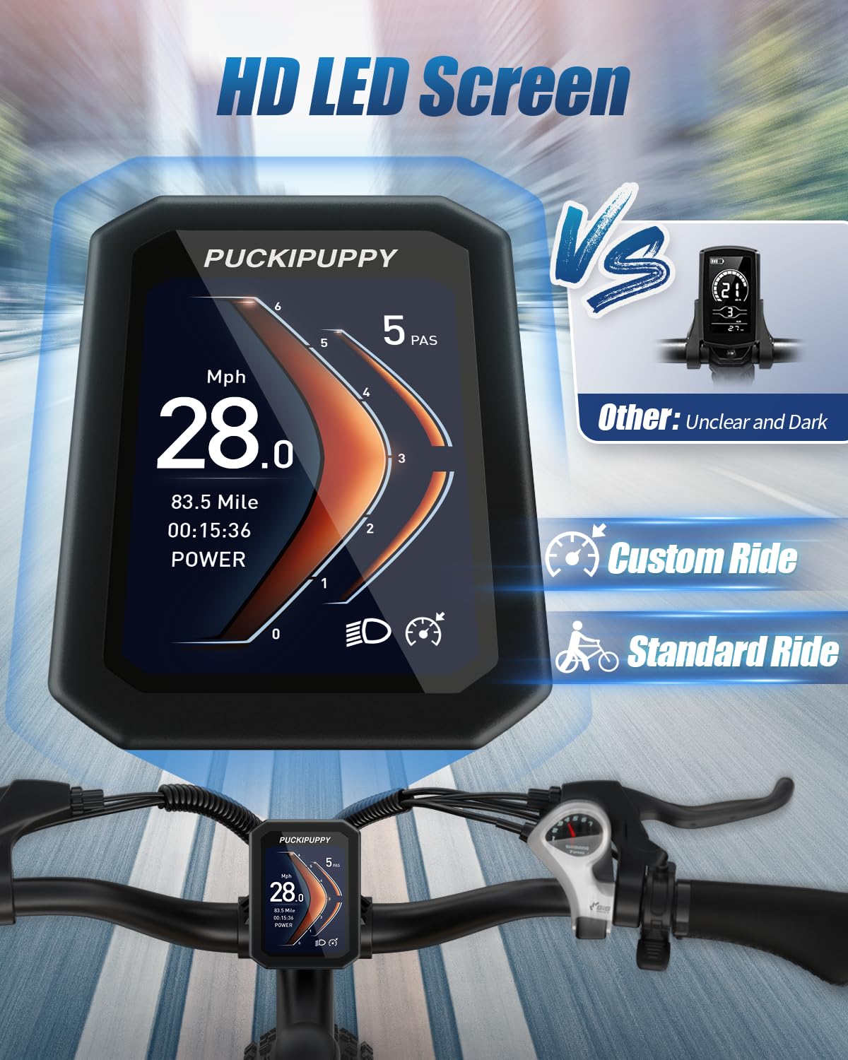 **960W 48V 20AH Electric Bike for Adults - 26
