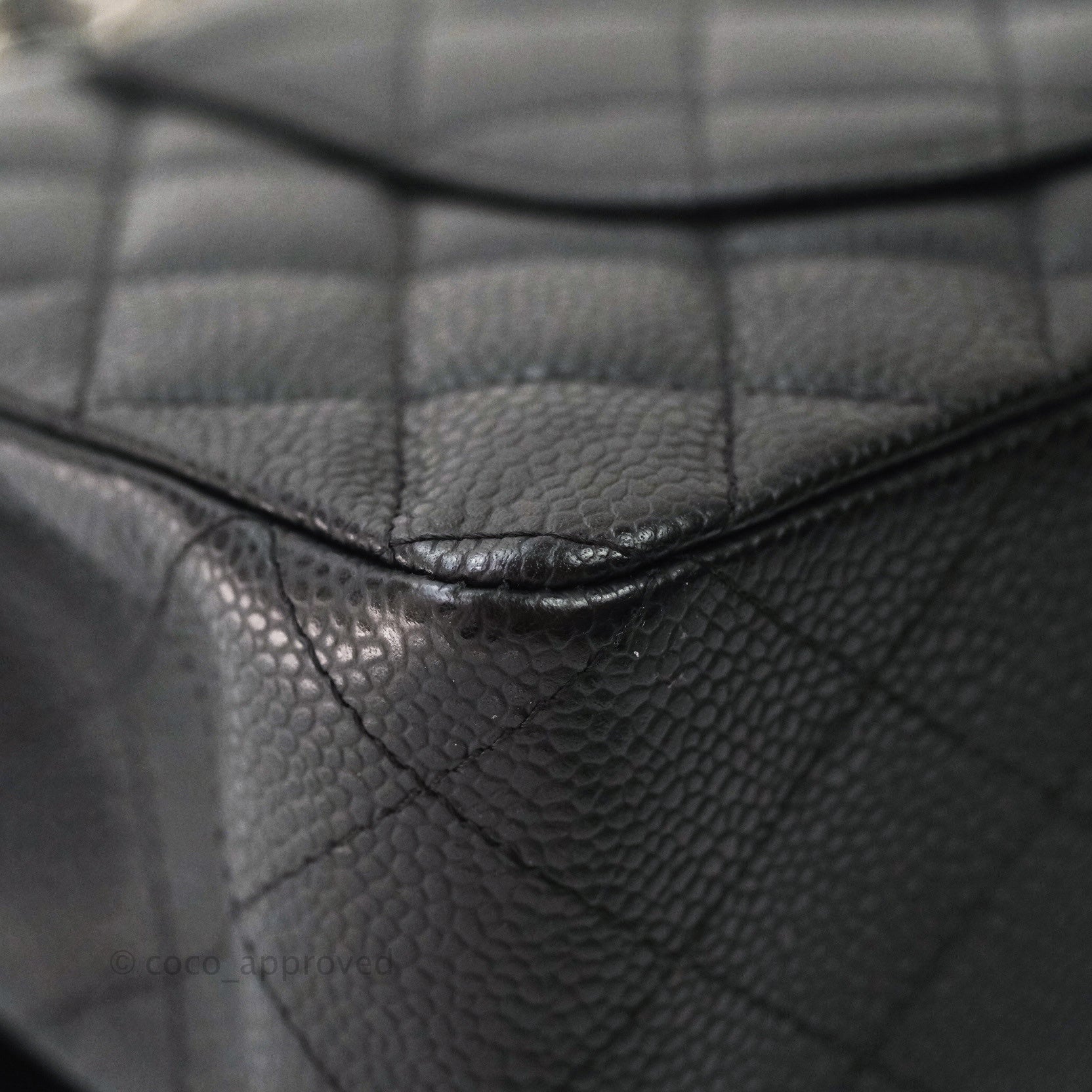 Chanel Classic M/L Medium Double Flap Bag Black Caviar Leather with Silver Hardware - Luxury Handbag for Women, Perfect for Work, Evening Events & Special Occasions