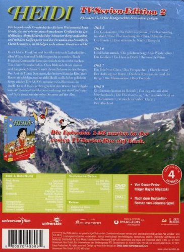Heidi Complete TV Series Box Set - Classic Children's Show on DVD | Perfect for Family Movie Nights & Nostalgic Gift Ideas