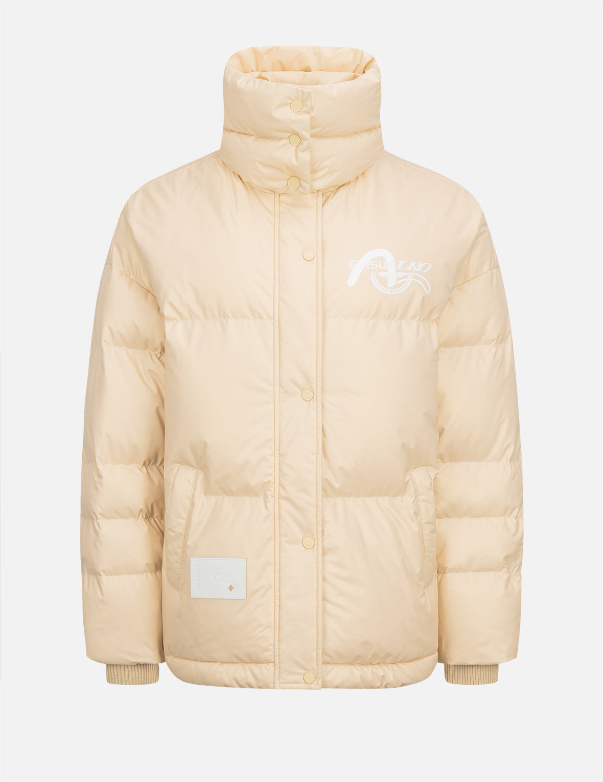 Quilted Seagull Double Collar Down Jacket for Men & Women - Warm Winter Coat for Outdoor Activities, Skiing & Hiking