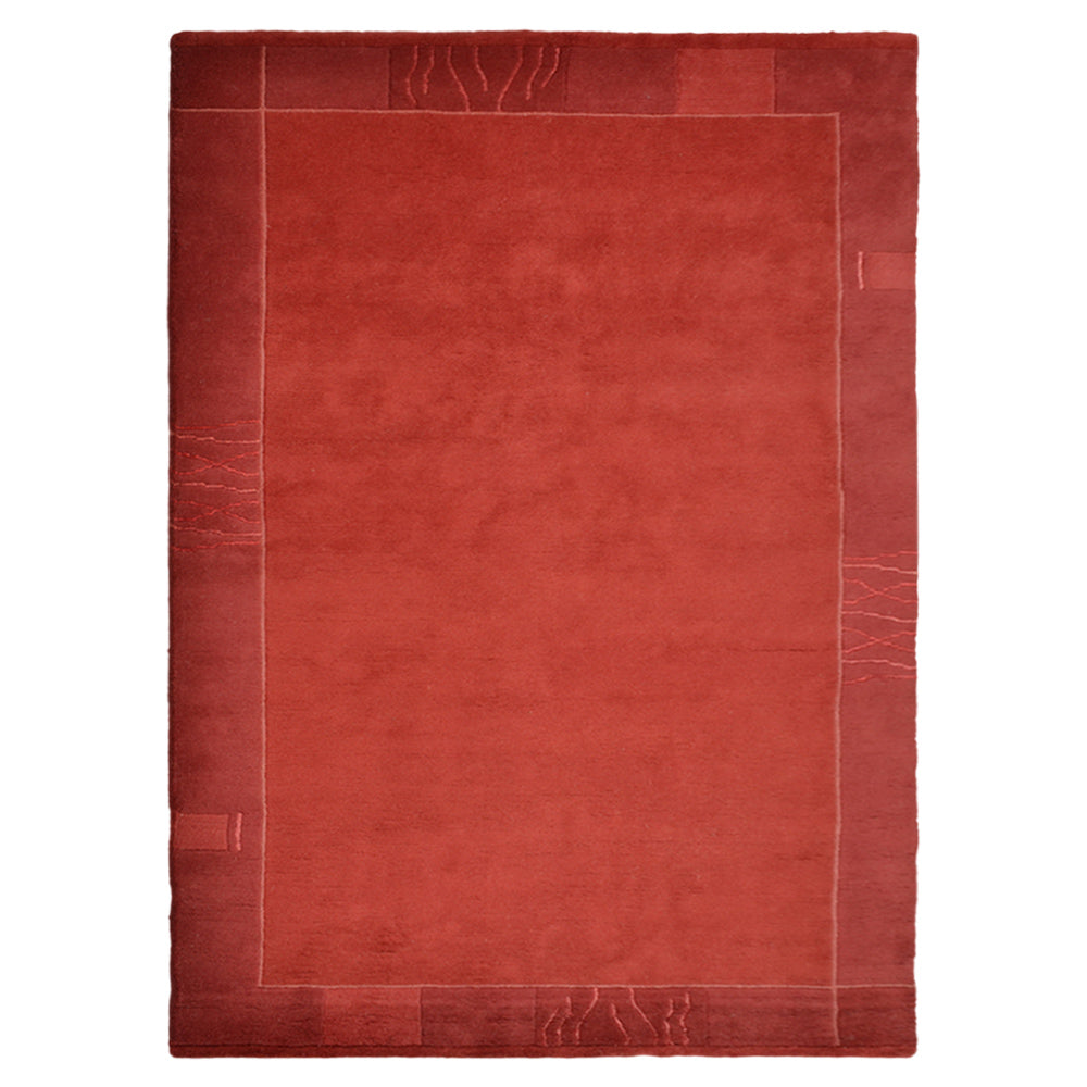 Quixotic Hand Knotted Rug - Premium Handmade Wool Area Rug for Living Room, Bedroom - Boho Chic Home Decor & Floor Covering