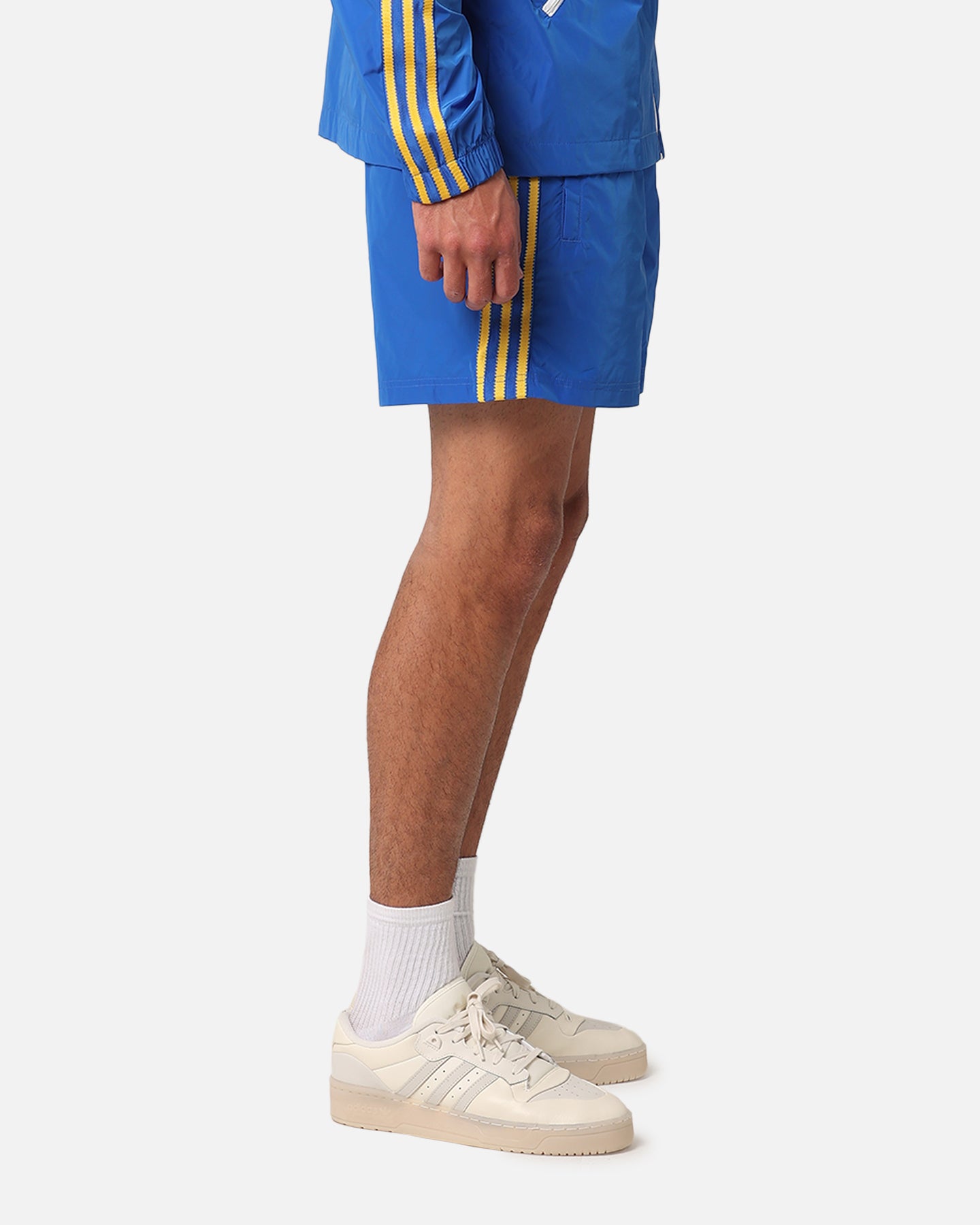Adidas Men's Graphic Sprinter Running Shorts - Blue Athletic Shorts for Gym, Jogging & Casual Wear