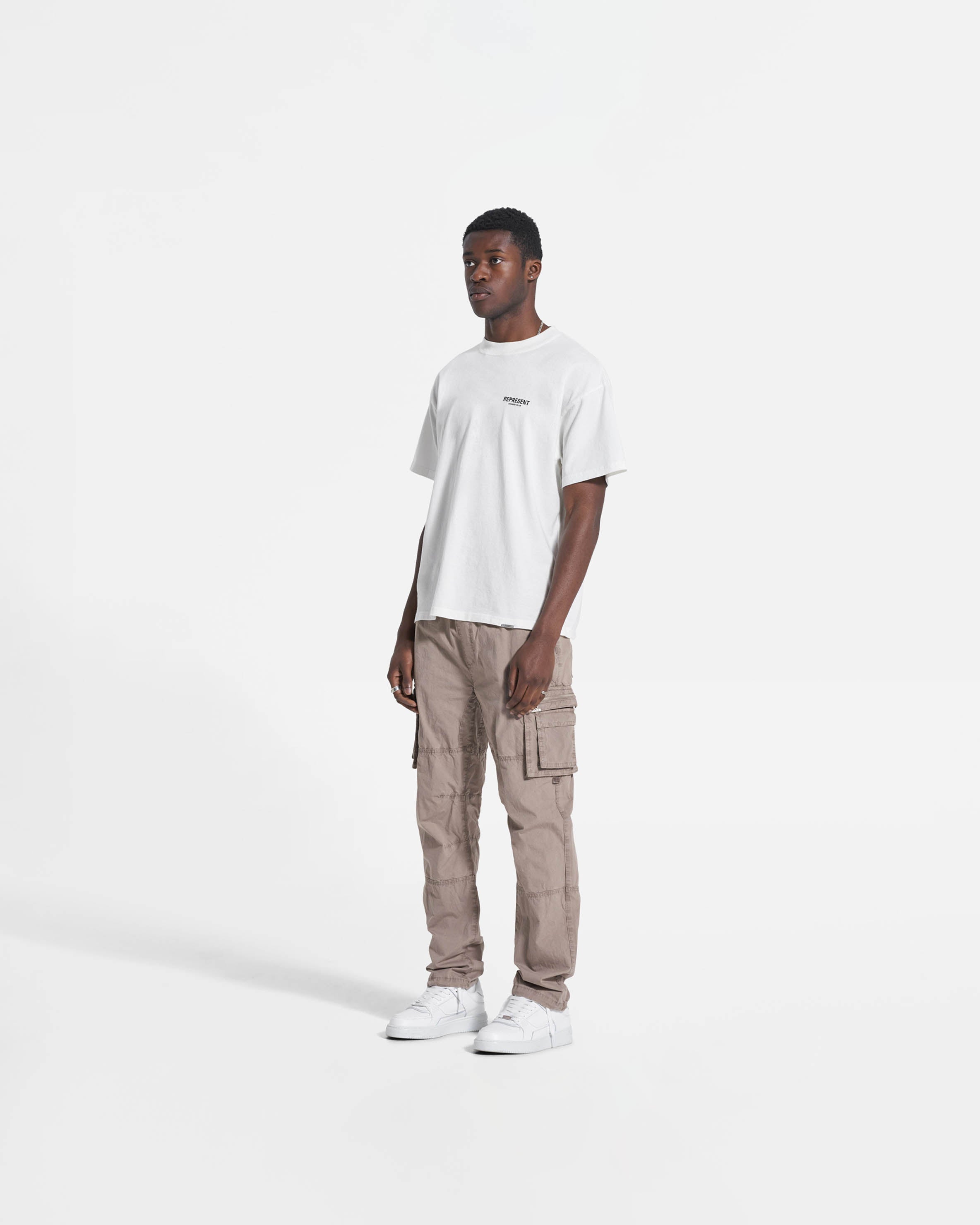 Men's Cargo Pants in Stone Color - Durable Work Pants for Outdoor Activities, Hiking & Casual Wear