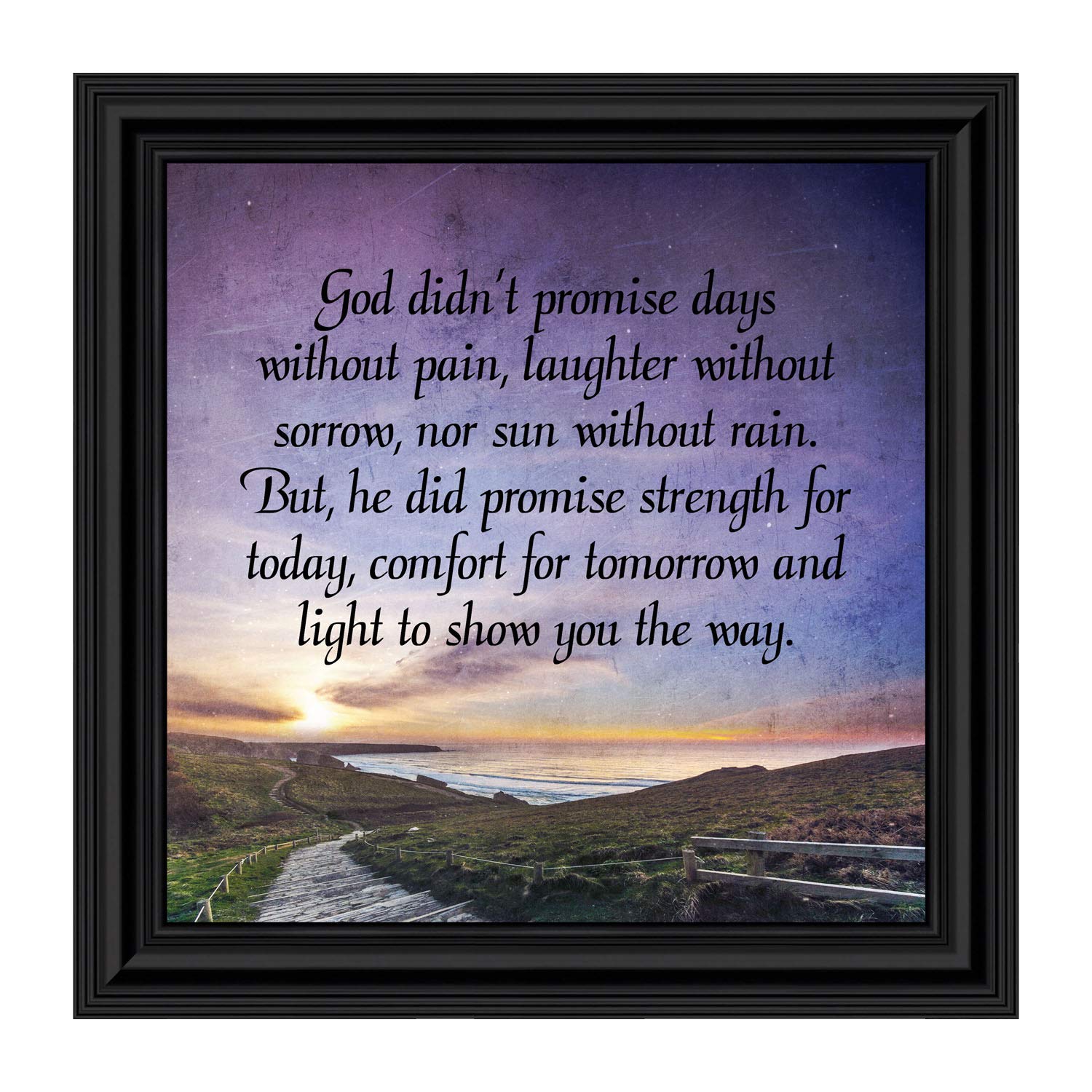 God's Promise Christian Wall Decor - Biblical Posters for Home & Church