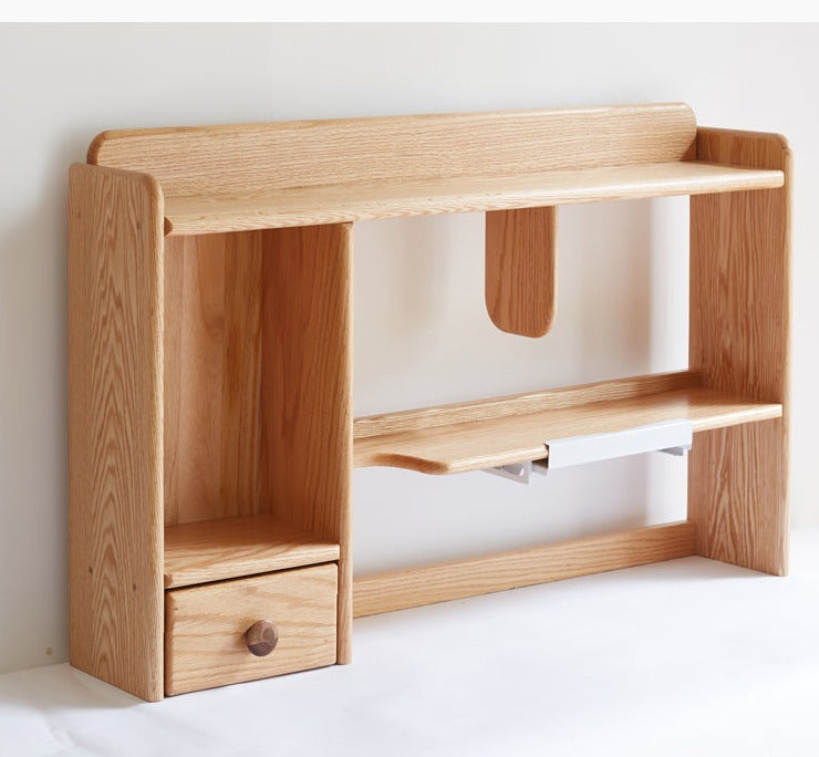 Solid Oak & Beech Wood Bookshelf - Sturdy Wooden Shelf for Home, Office & Library - Perfect for Organizing Books, Decor & Storage