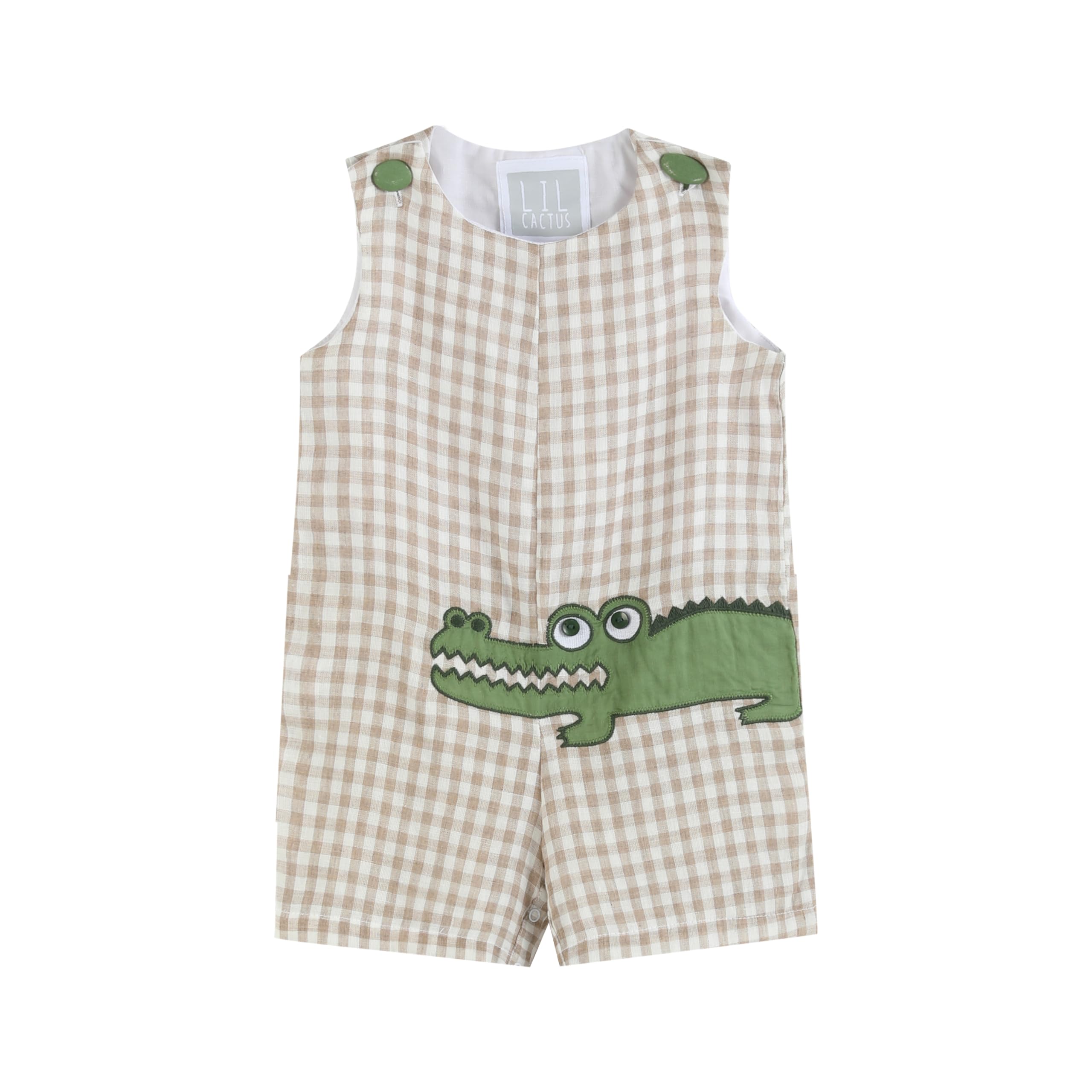 **Boys' Baby & Toddler Shortall Overalls Romper with Cute Applique - Perfect for Playdates, Daycare & Summer Outfits**