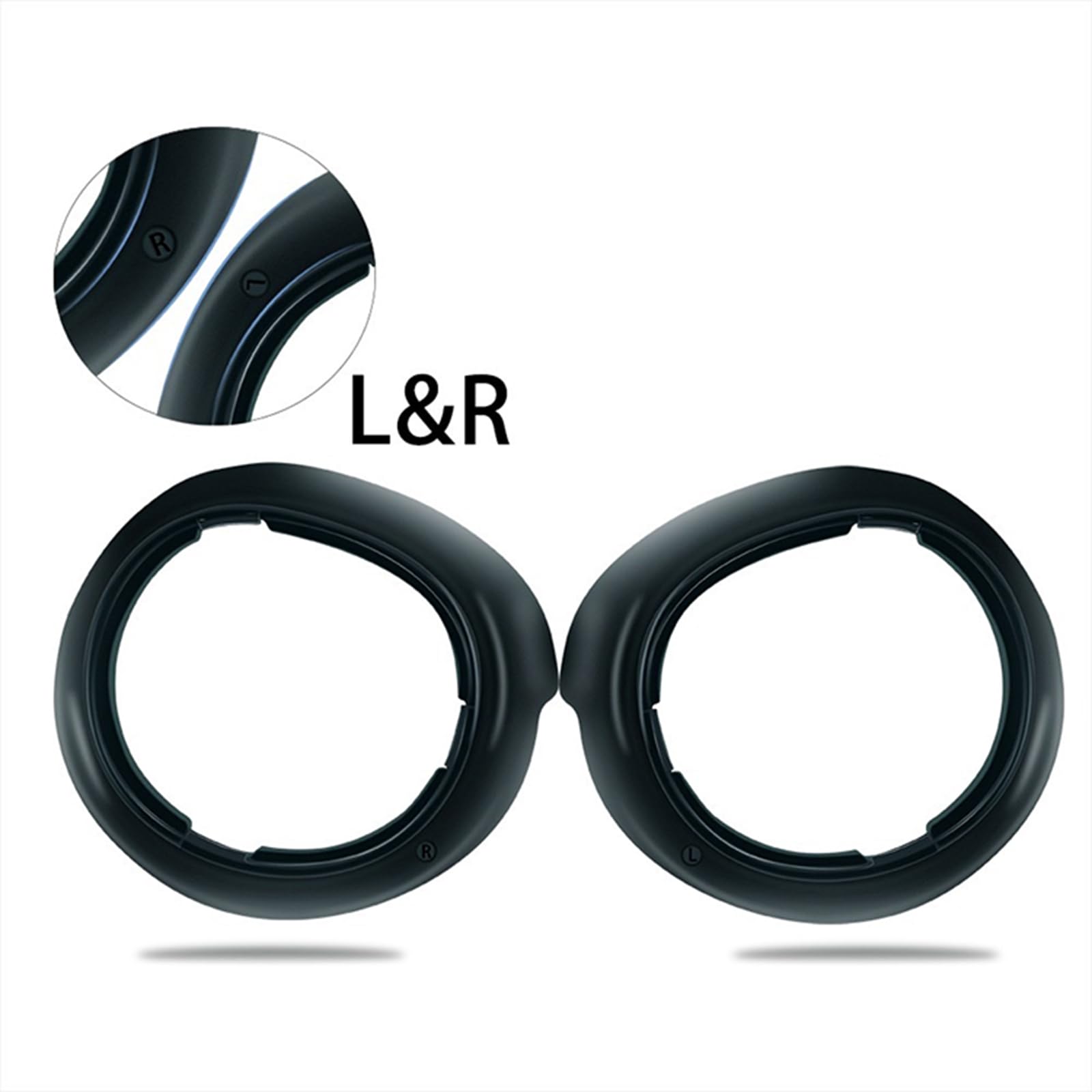 Anti-Scratch Myopia Glasses Spacer Rings for Meta Quest 3 VR Headset - Lens Protector Bumper for VR Gaming & Extended Play Sessions
