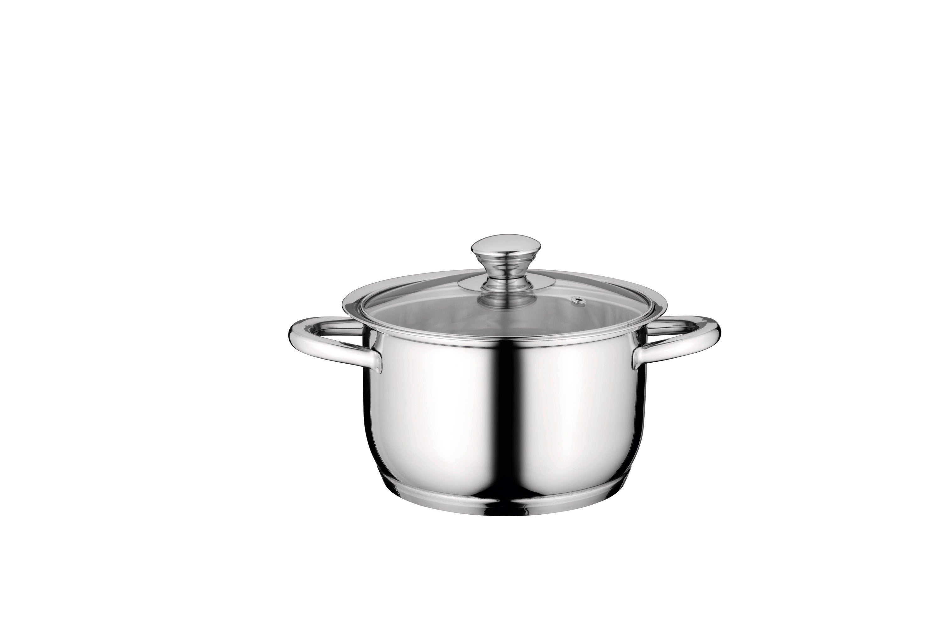 BergHOFF Essentials Gourmet 12-Piece 18/10 Stainless Steel Cookware Set - Premium Kitchen Pots and Pans for Cooking, Boiling & Frying - Perfect for Home Chefs & Professional Kitchens