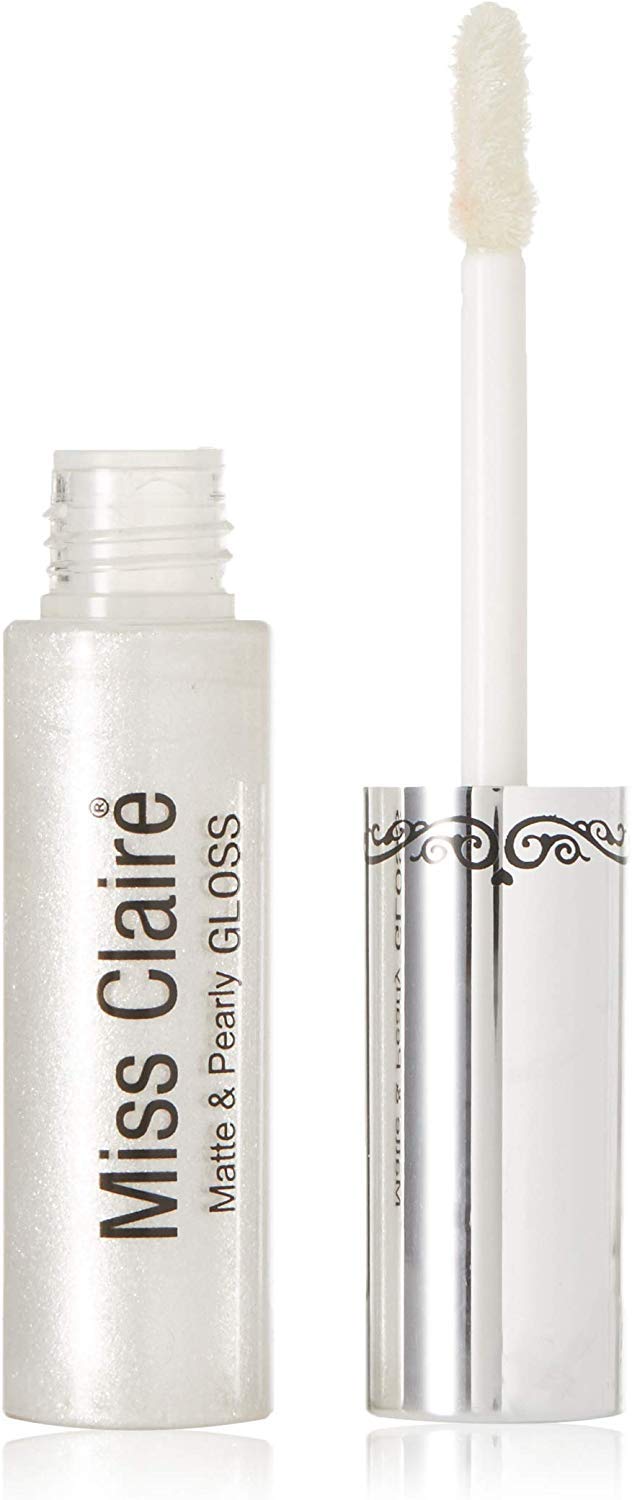 Miss Claire Matte & Pearly Lip Gloss - 141 Clear (8ml) | Hydrating, Non-Sticky Formula for Everyday Wear & Special Occasions