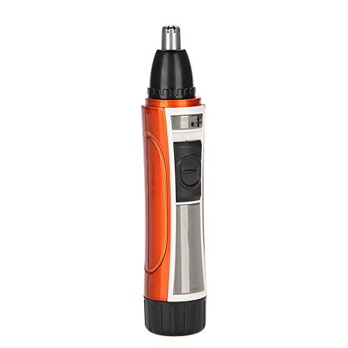 Electric Nose Hair Trimmer for Men - Portable & Low Noise Nose Hair Clipper with LED Light - Easy Home & Travel Grooming Kit for Facial Hair Removal & Personal Care