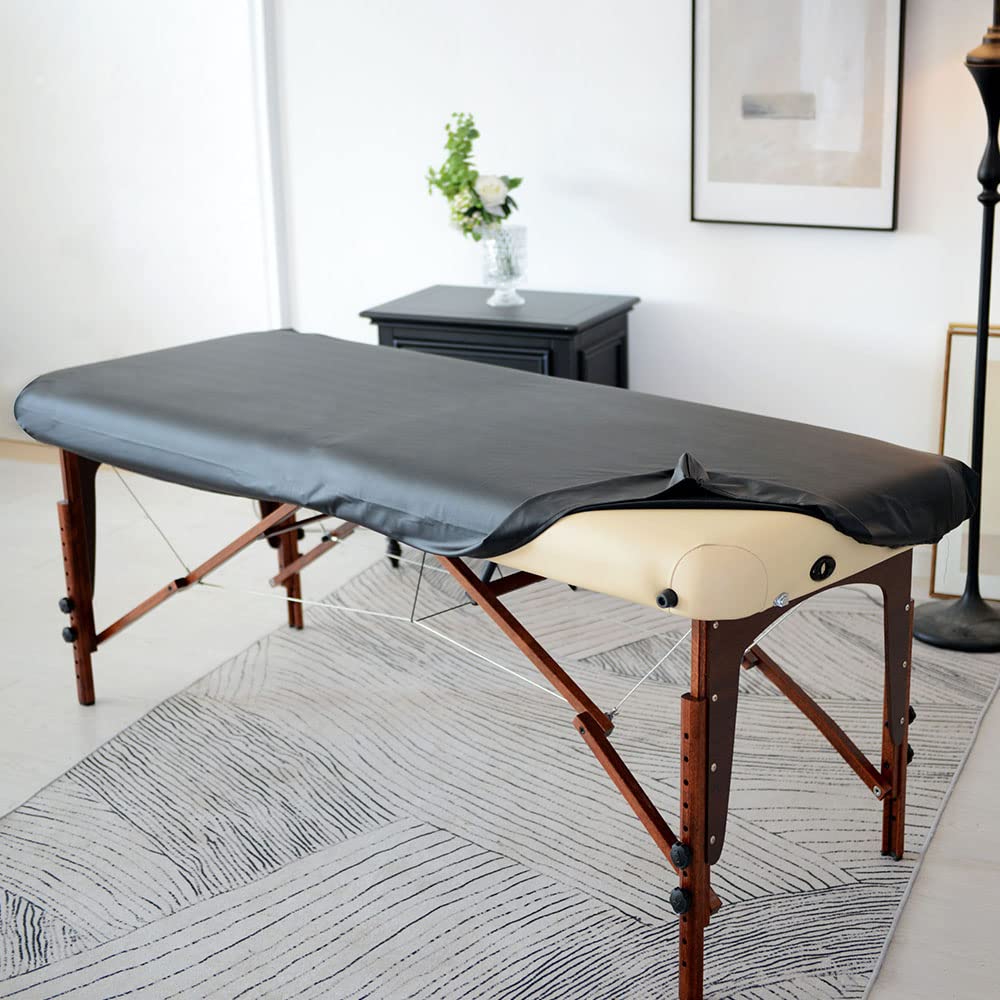 ARTABLE Universal Massage Table Cover - Waterproof PU Vinyl Leather Protection Sheet for 28-32
