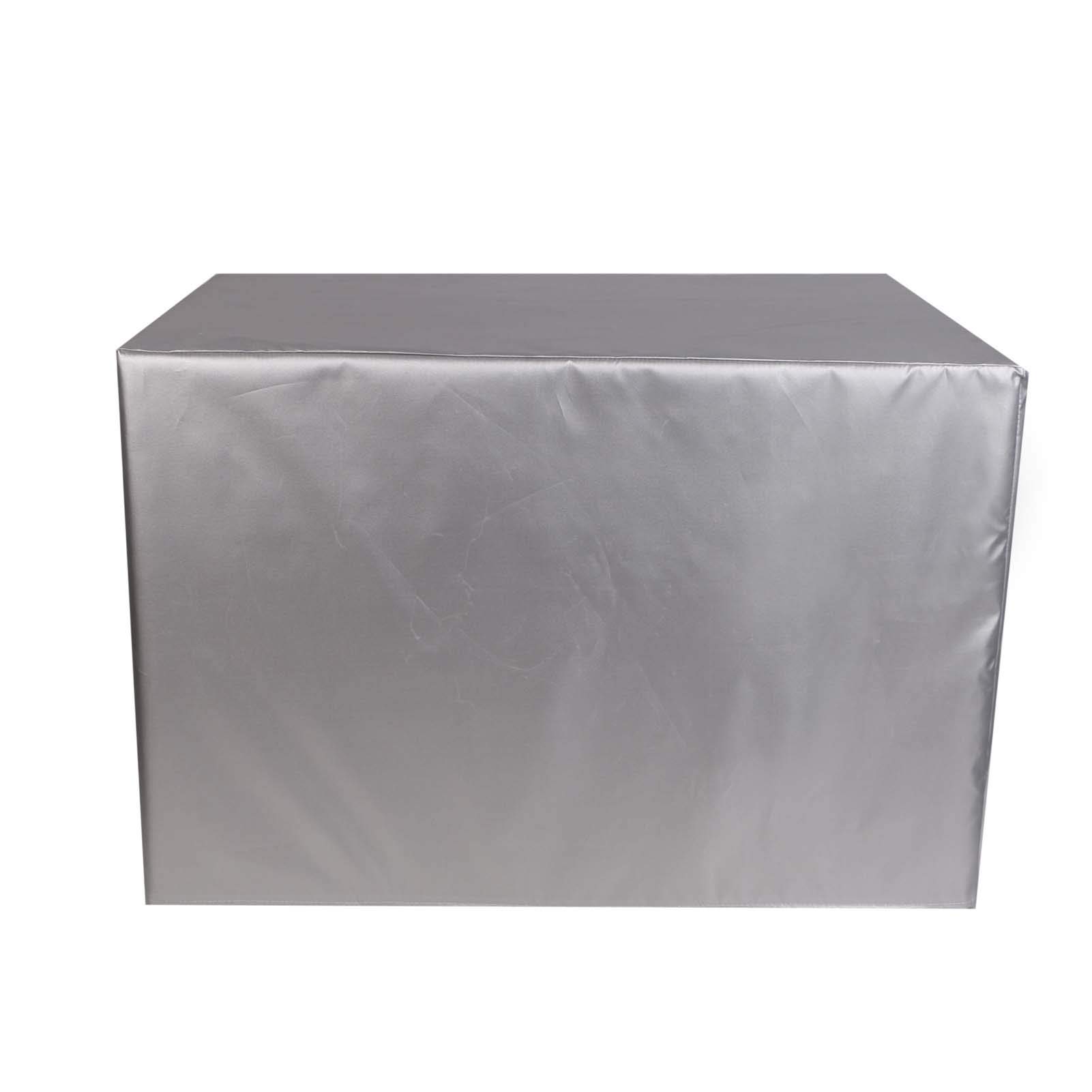 16x10x14 Inch Waterproof Black Outdoor Patio Furniture Cover - 420D Oxford Fabric for Rectangular/Square Dining Table & Chairs - Perfect for Backyard, Garden, and Poolside Protection