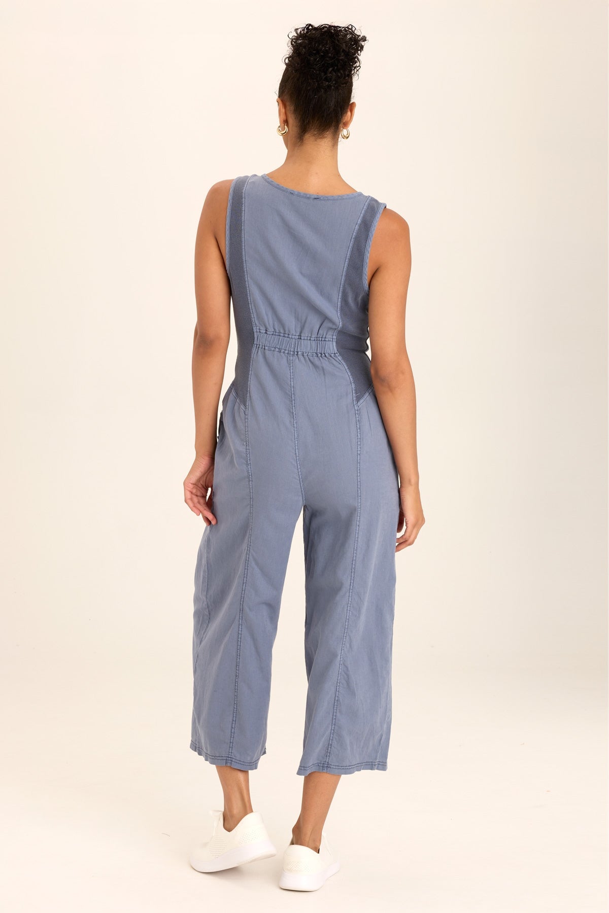 Linen Macgowan Wide Leg Cargo Jumpsuit for Women - Comfortable & Stylish BoHo Romper with Pockets - Perfect for Summer, Travel, and Casual Outings