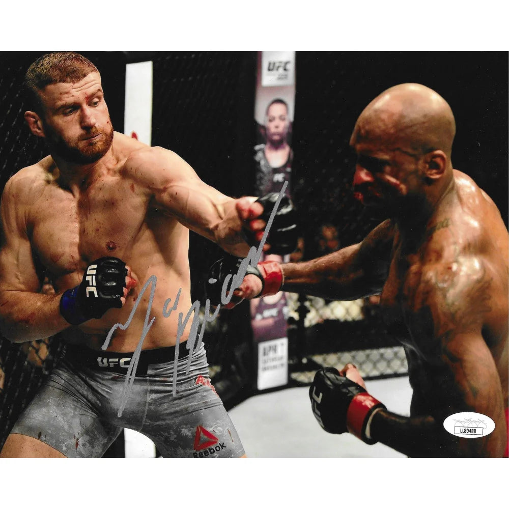 Jan Blachowicz Autographed 8x10 Photo with JSA COA - UFC MMA Signed Memorabilia - Champion vs Ronaldo - Perfect for Sports Collectors, Man Cave Decor & UFC Fan Gifts