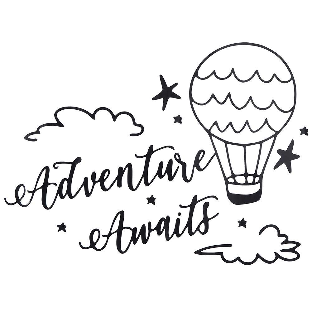 Removable Cartoon Clouds & Balloons Wall Stickers - Peel and Stick Home Decor for Living Room, Bedroom, Nursery - Perfect for Kids Room, Playroom & TV Background Decoration
