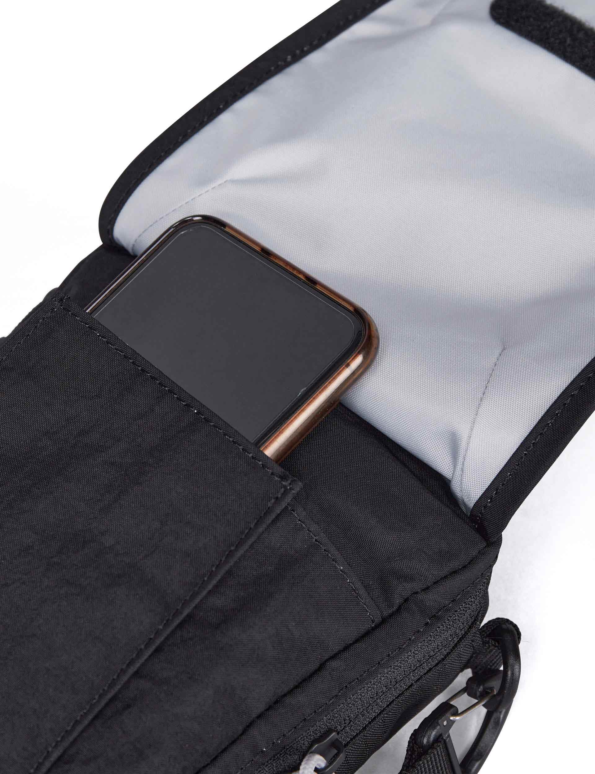 Xodus X Body Large Bag - Durable Crossbody Bag for Men & Women, Black - Perfect for Travel, Gym, Work & Everyday Use