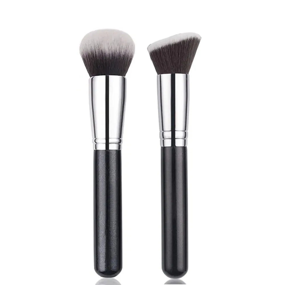 Professional Makeup Brush Set for Foundation & Loose Powder - Soft Synthetic Bristles for Flawless Face Makeup Application (Perfect for Daily Use, Contouring, and Professional Makeup Artists)