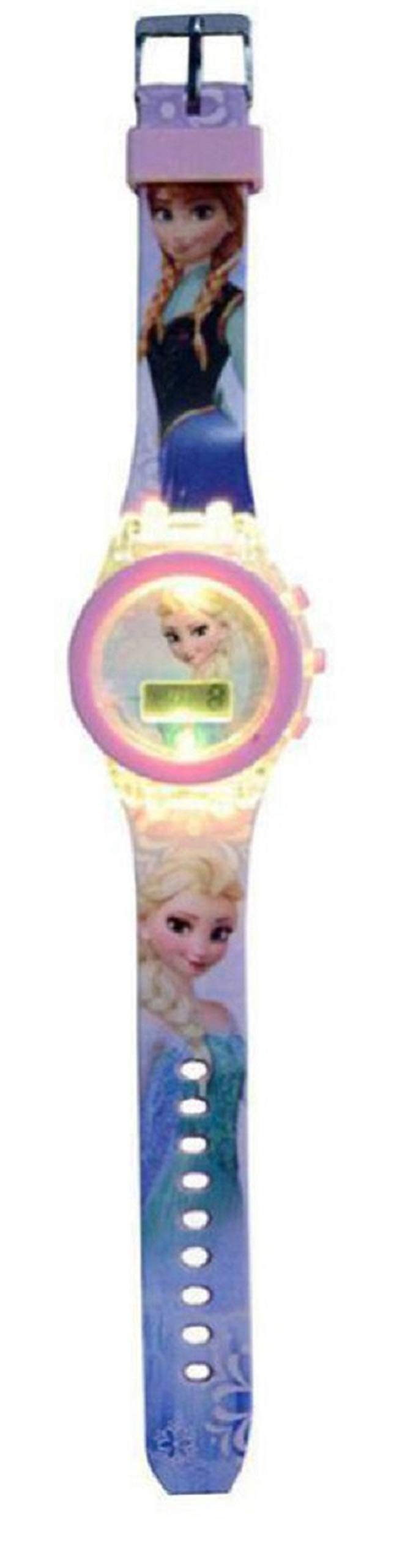 TYMU Frozen Digital Watch for Kids - Glowing LED Light, Disney Princess Design, Perfect Birthday Gift for Girls - Great for Parties, Nighttime Play & Daily Use