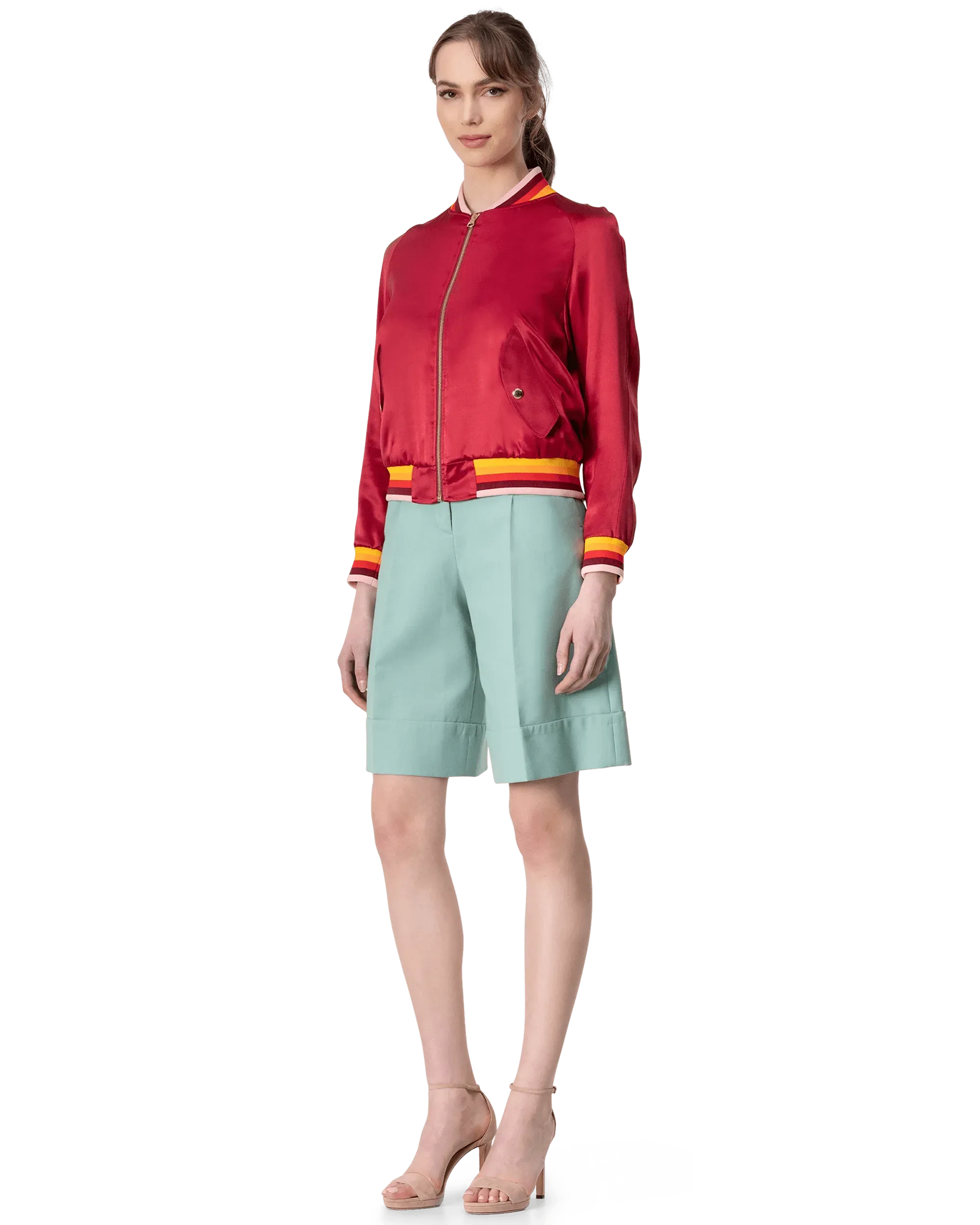 Stylish Embroidered Bomber Jacket for Men & Women | Vintage Fashion Outerwear | Perfect for Streetwear, Casual Outfits & Night Out
