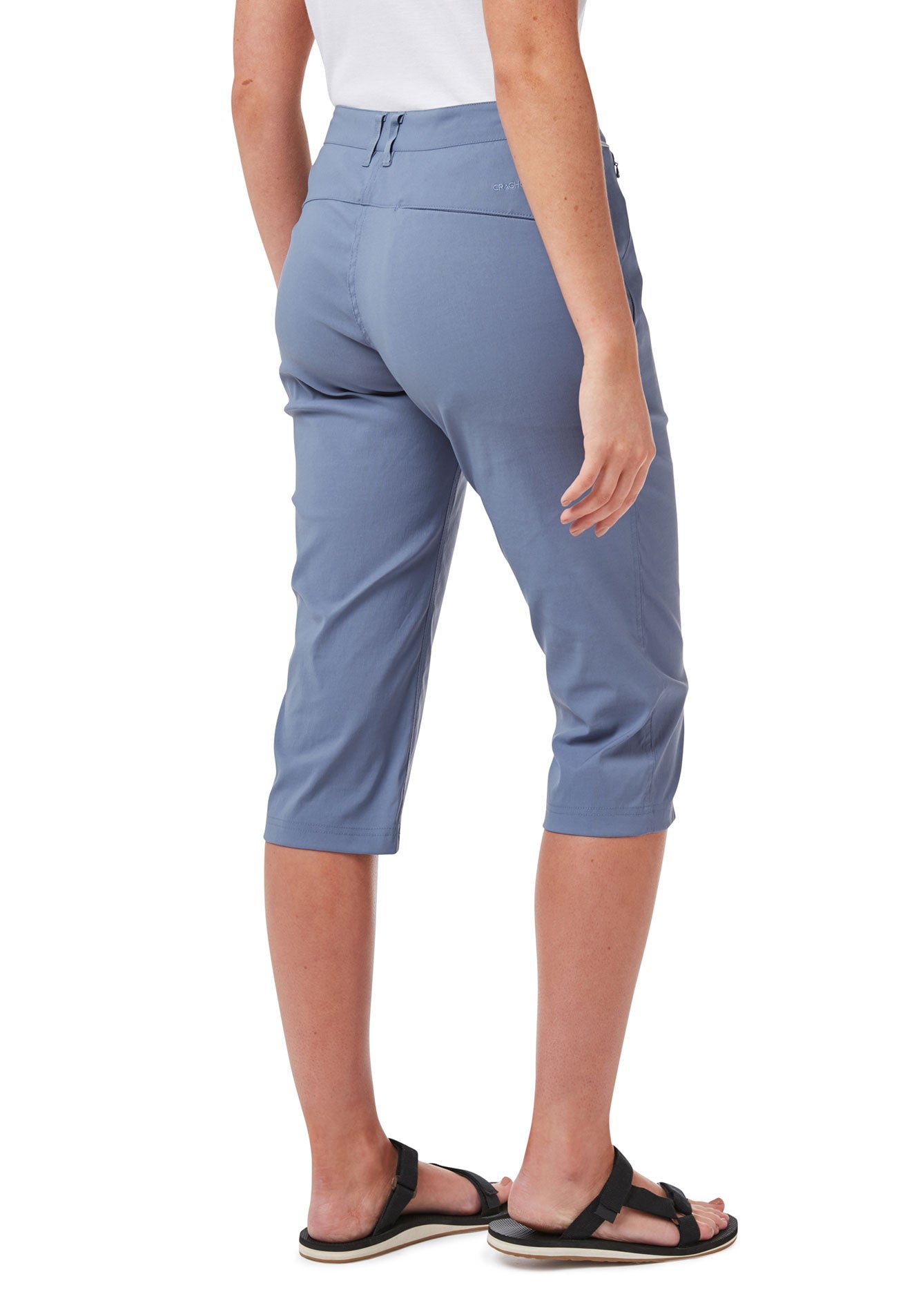 Craghoppers Kiwi Pro Crop Trousers for Women - Lightweight Hiking Pants with UPF 50+ Sun Protection - Perfect for Outdoor Adventures, Travel & Casual Wear