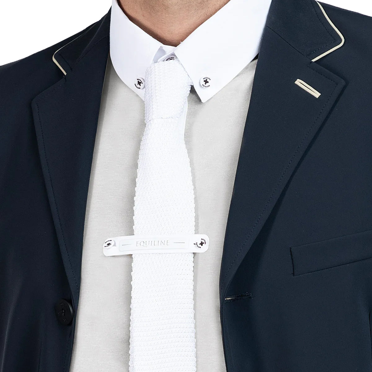 Equiline Men's Slim Fit Knit Cotton Necktie - Perfect for Business Meetings, Weddings & Formal Occasions