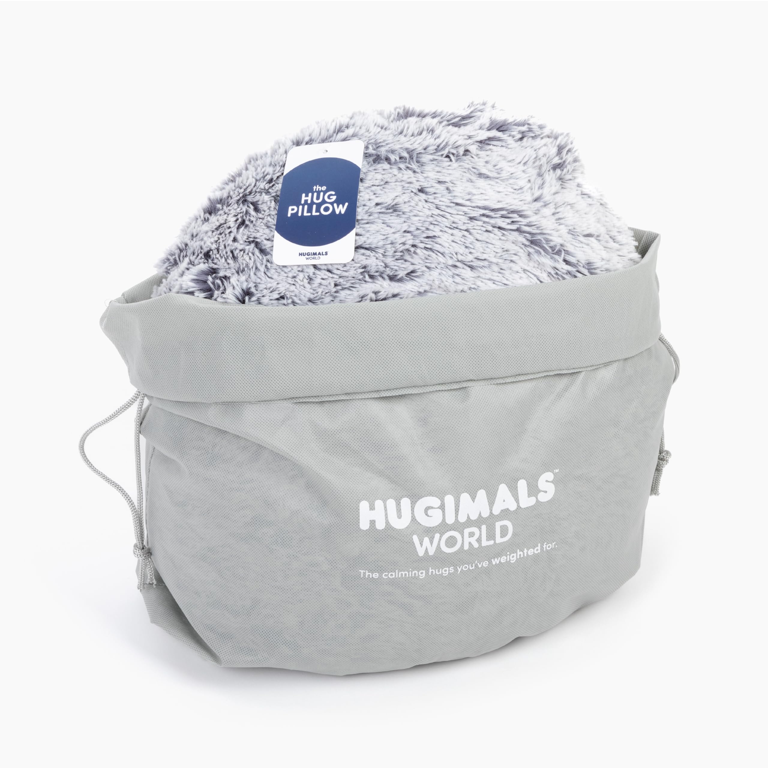 10 lb Weighted Hug Pillow - Heavy Round Sensory Pillow with Cozy Hand Pocket for Anxiety Relief, Stress Relief & Better Sleep - Perfect for Adults, Teens & Kids - Great for Home, Office & Travel Use