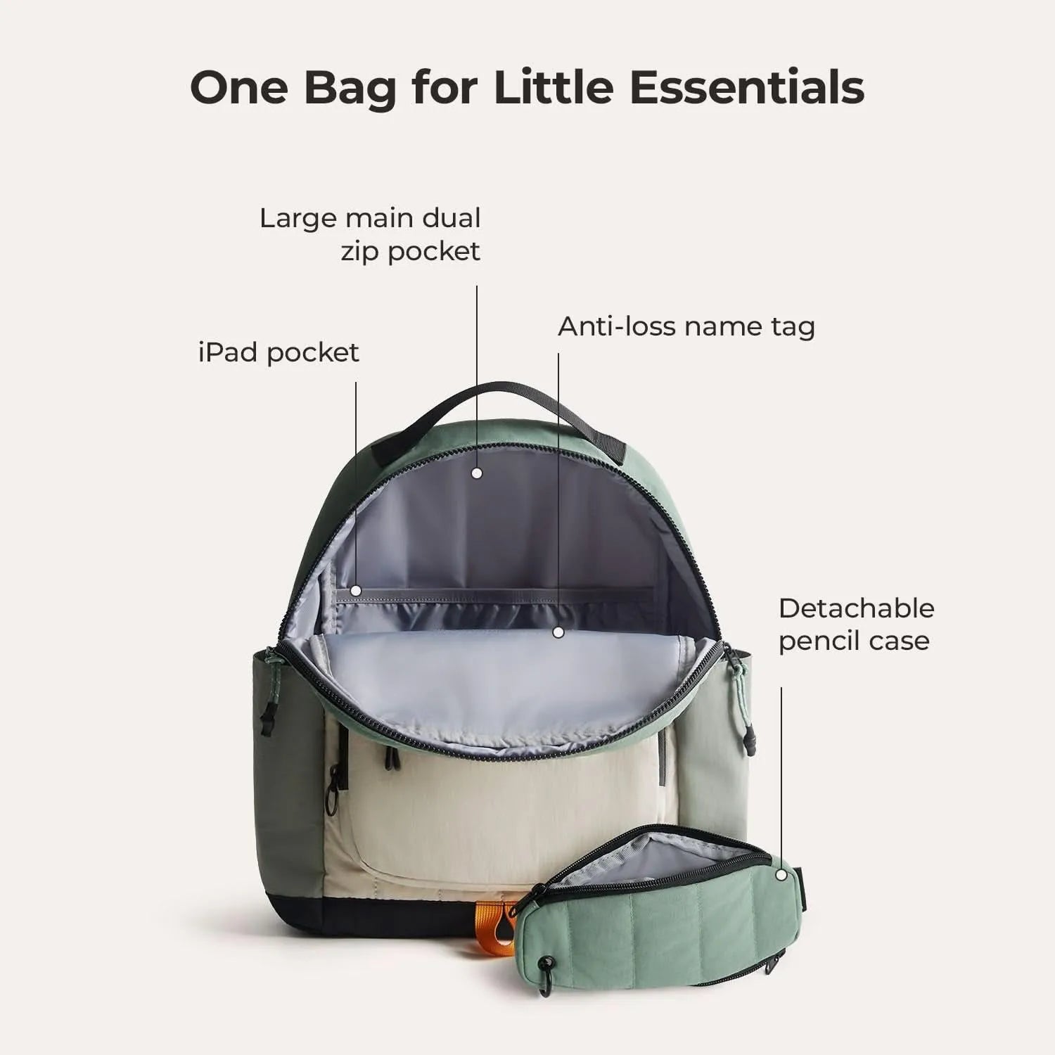 Paz 14L Kids Backpack for School, Travel & Outdoor Activities - Lightweight Waterproof Children's Daypack for Boys & Girls