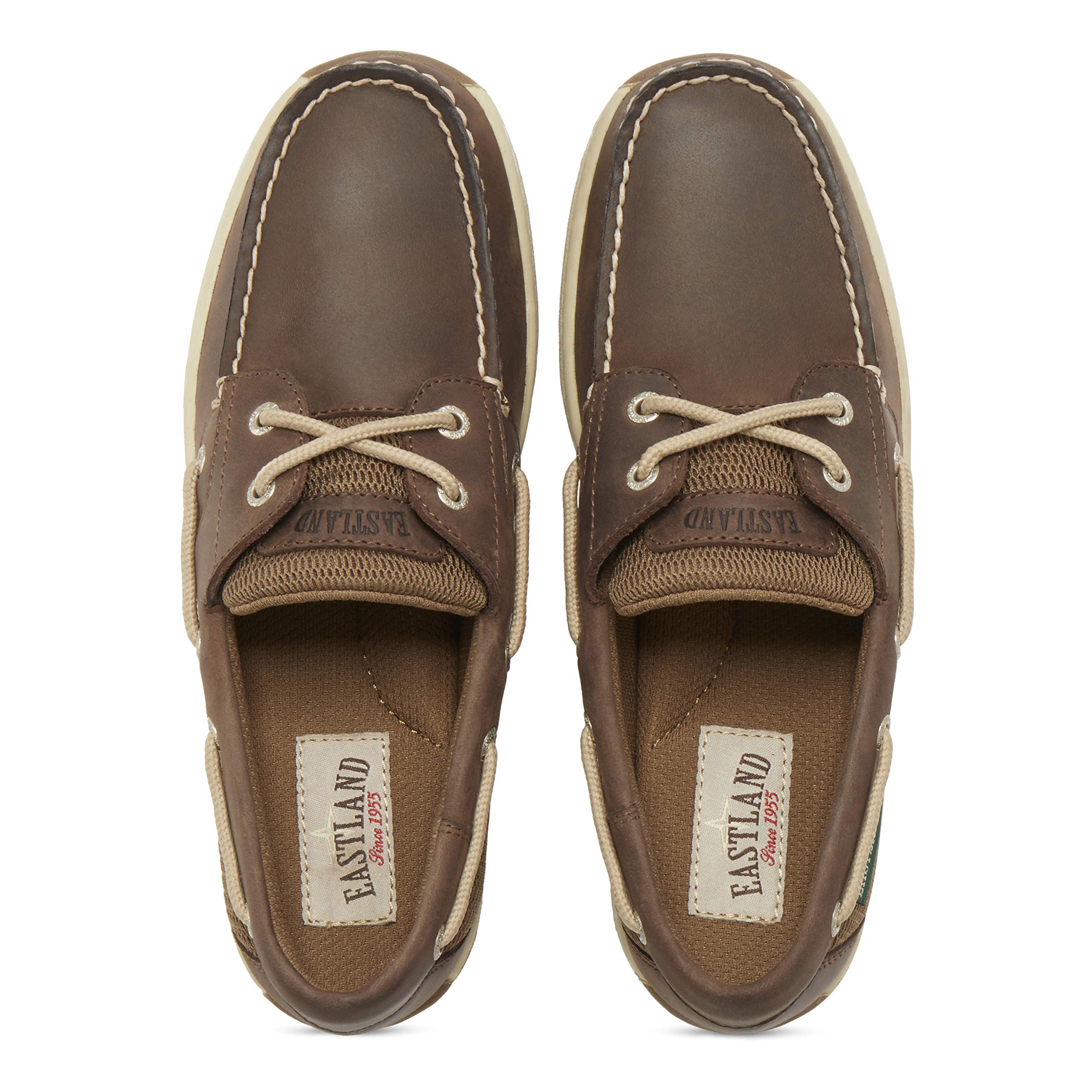 Eastland Men's Solstice Boat Shoe - Classic Leather Deck Shoes for Men | Comfortable & Slip-Resistant | Perfect for Sailing, Boating & Casual Wear