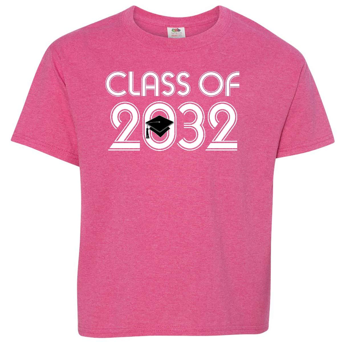 Inktastic Class of 2032 Graduation T-Shirt for Kids - Comfortable Youth School Apparel for Graduation Ceremonies & Celebrations