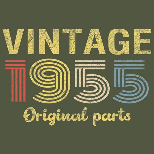 Vintage 1955 Retro 70th Birthday Gift Shirt for Men - Original Classic Design - Perfect for Milestone Celebrations & Themed Parties