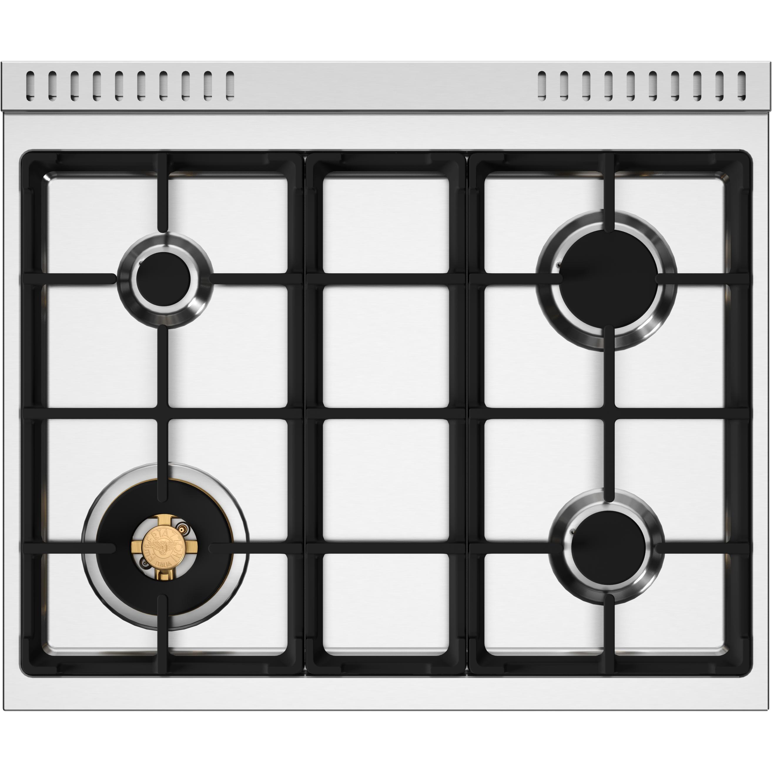 Bertazzoni PRO304BFGMGIT 30-Inch Freestanding Gas Range - Professional Style with Italian Design for Modern Kitchens | Perfect for Home Chefs & Entertaining