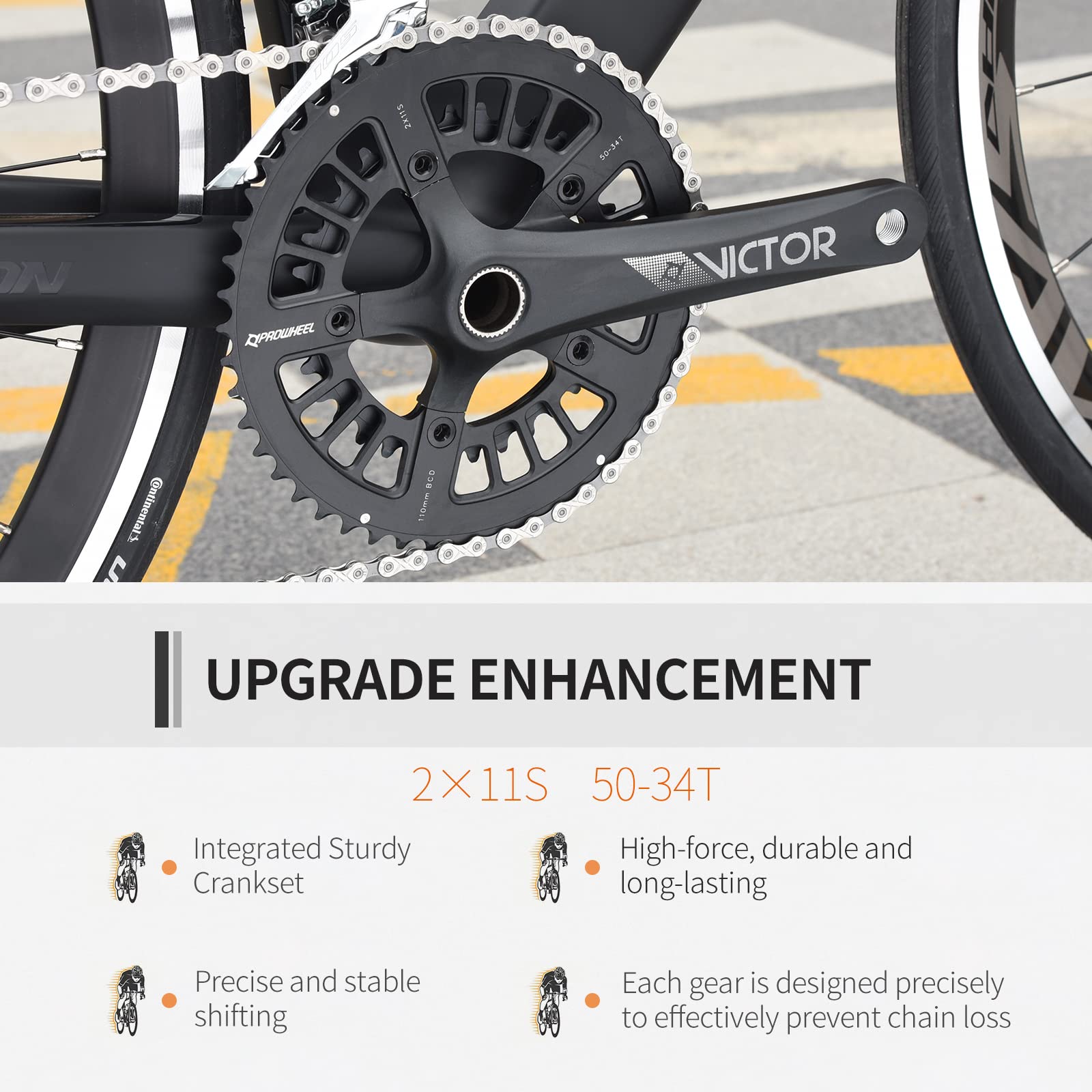 SAVADECK Windwar 5.0 Carbon Fiber Road Bike - 700C Racing Bicycle with Shimano 105 22-Speed Groupset, Ultra-Lightweight Frame & 25C Tires for Men & Women | Perfect for Competitive Cycling, Endurance Training & Road Racing