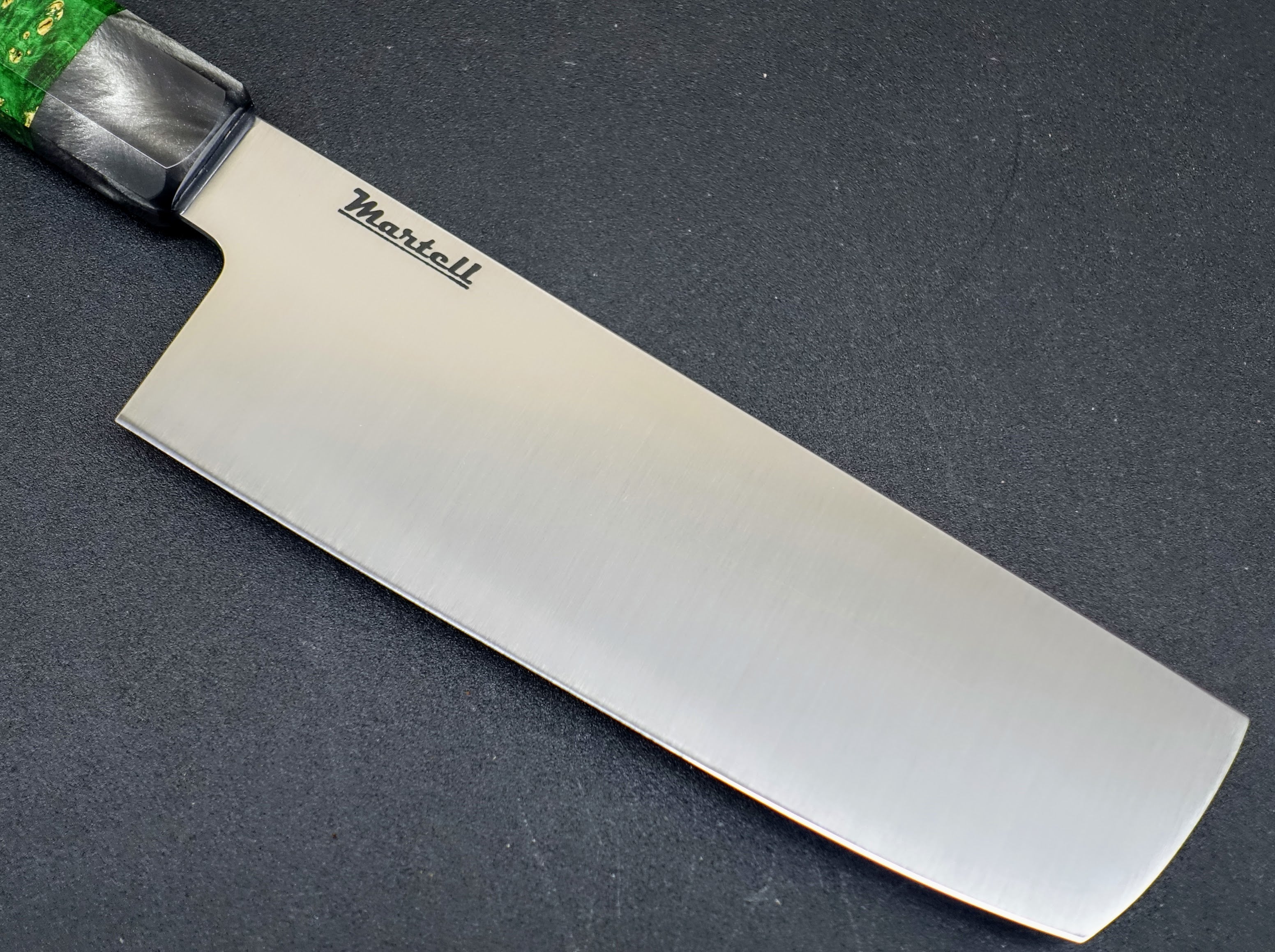 Martell Knives 180mm 52100 Steel Nakiri Knife #7 - Professional Japanese Vegetable Knife for Precise Chopping, Slicing & Dicing - Ideal for Home Chefs & Professional Kitchens