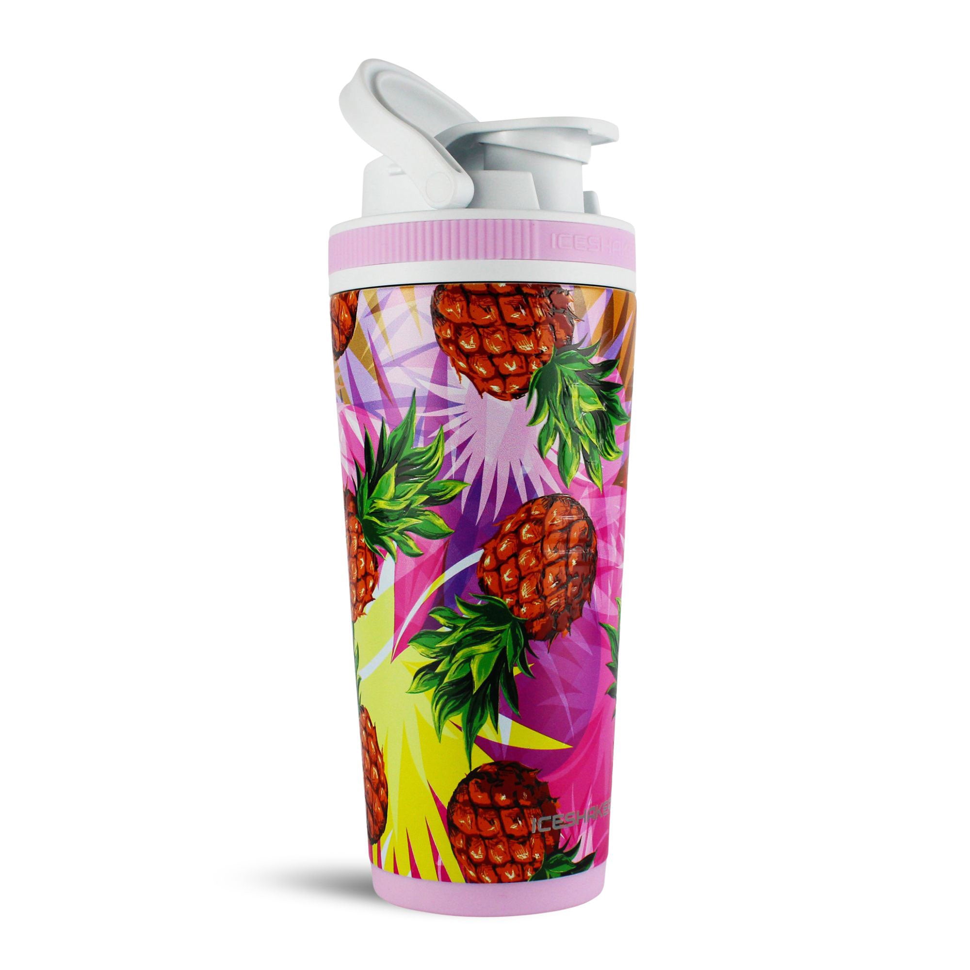 4D Series 26oz Ice Shaker Bottle - Leak Proof Protein Shaker Cup for Gym, Workout & Travel - BPA Free Fitness Water Bottle with Mixing Ball for Protein Powder & Smoothies