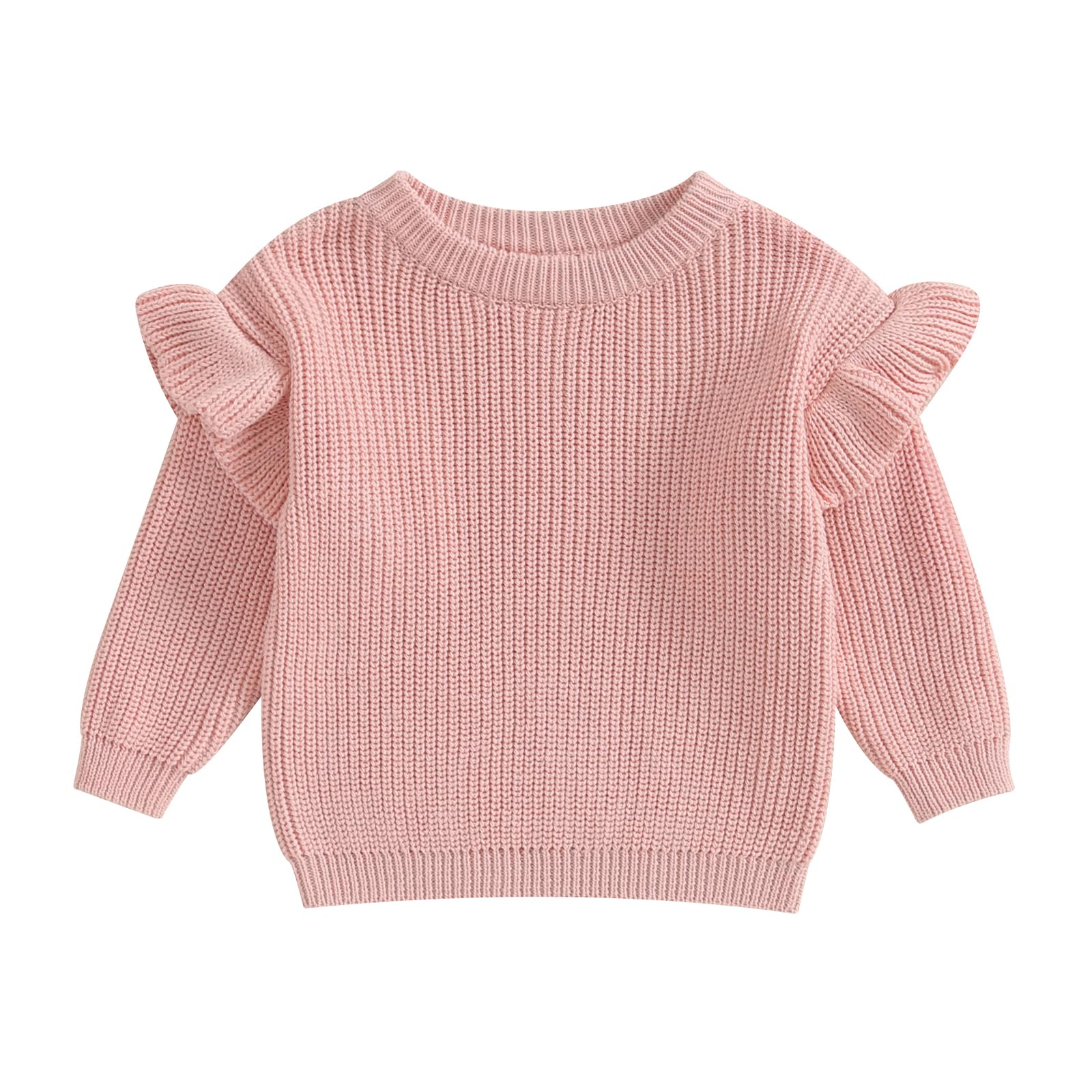 Adorable MERSARIPHY Baby Girl Sweater - Soft Knit Pullover for Toddlers & Infants - Cozy Fall & Winter Clothes - Perfect for Playdates, Family Photos & Holiday Outfits