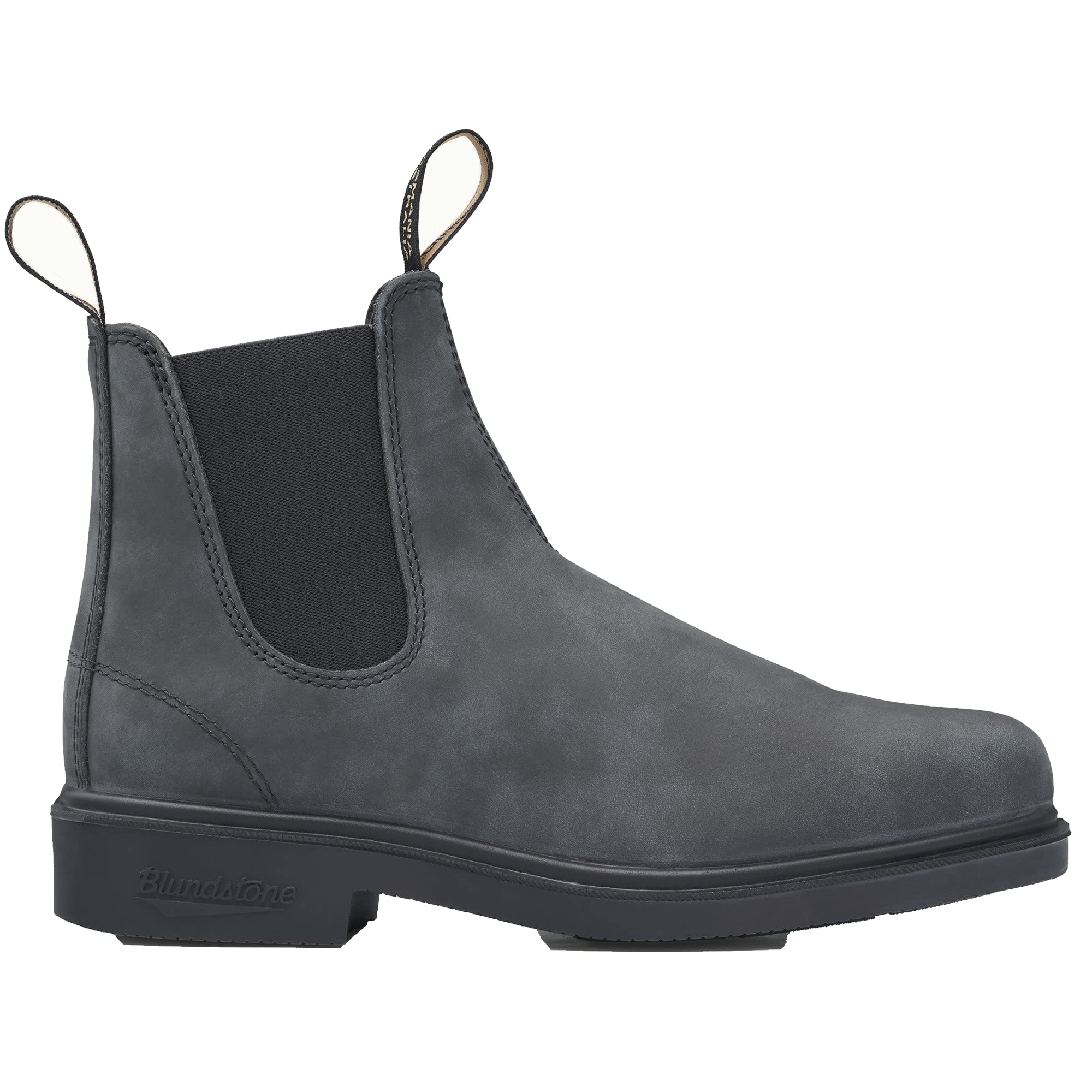 Blundstone 1308 Women's Rustic Black Premium Leather Chelsea Boots - Slip Resistant, Chisel Toe for Comfort & Style | Perfect for Work, Outdoor & Casual Wear