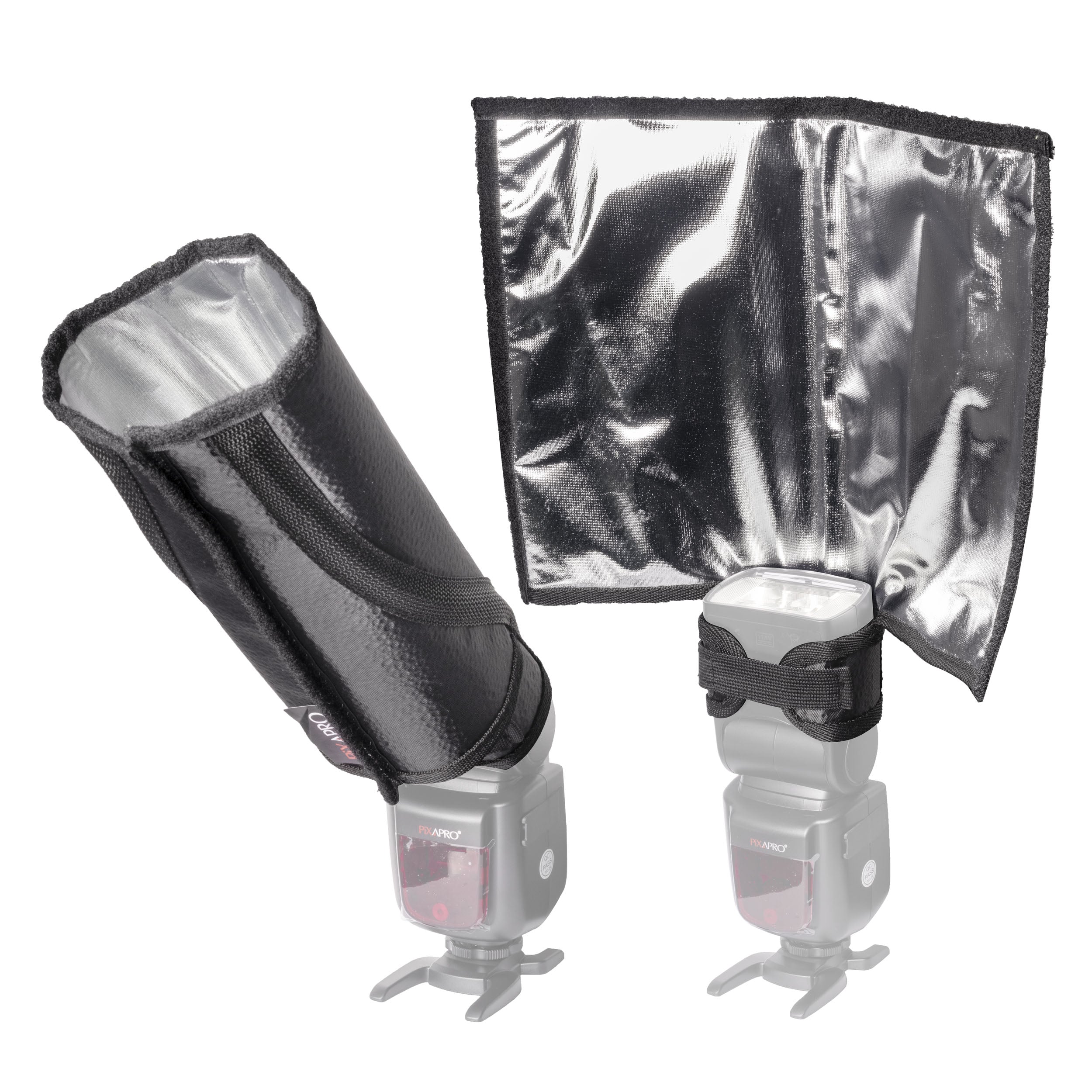 Compact & Portable Speedlite Flash Modifier Bundle - Perfect for On-the-Go Photography & Studio Lighting