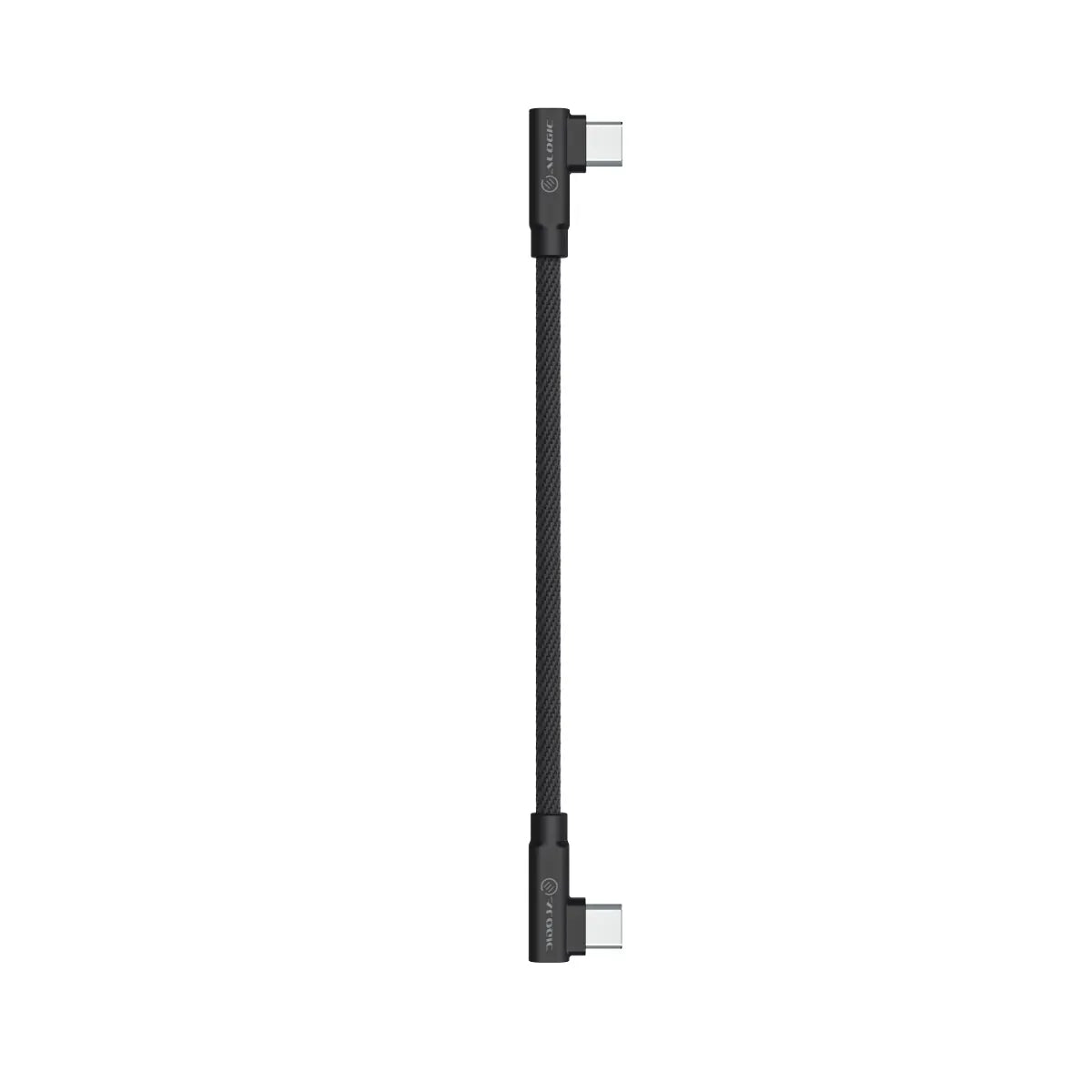 25cm Right Angle USB C to Right Angle USB C Cable - Fast Charging & Data Sync - Perfect for Gaming, VR Headsets & Tight Spaces