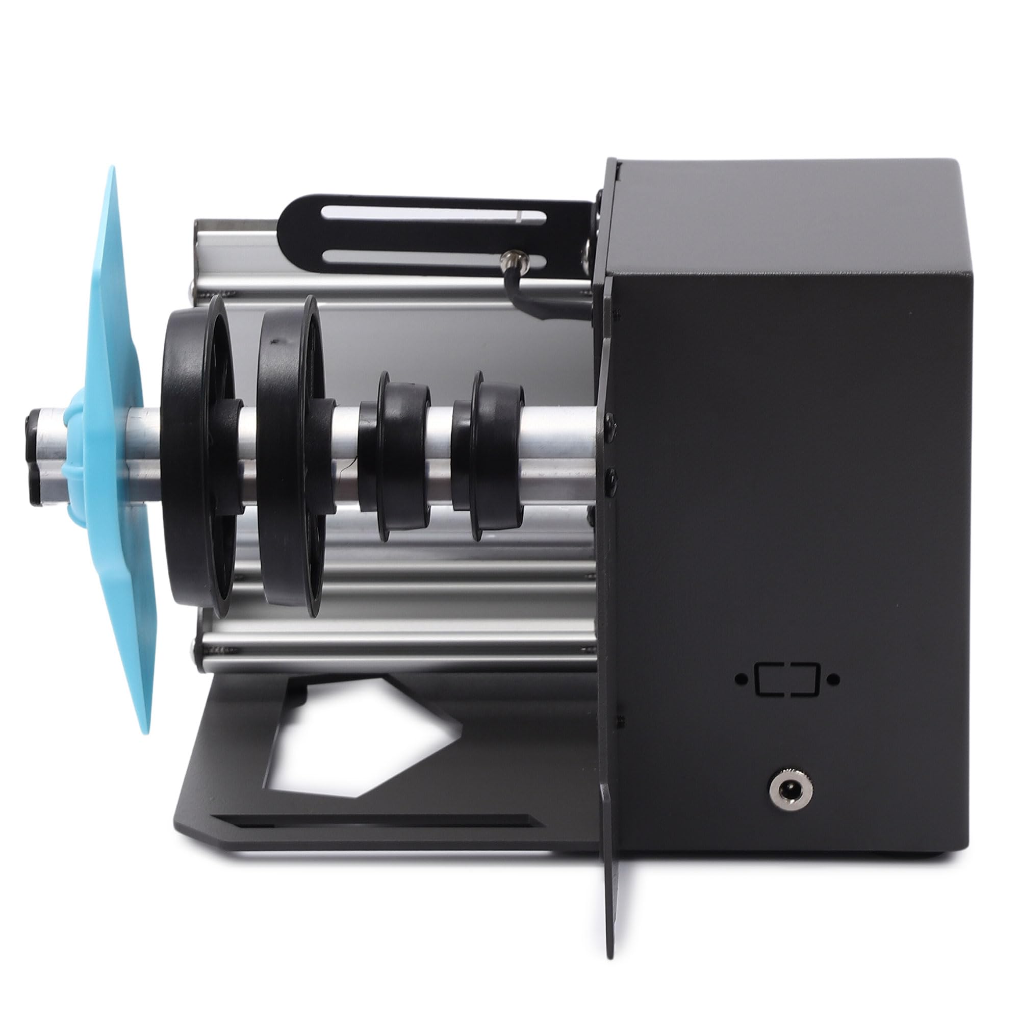 U.S. Solid Automatic Label Dispenser for Rolls & Fanfold Labels - Electric Label Applicator for Clear/Opaque Labels w/Counter, Preset Quantity & Adjustable Speed - Max 4.7