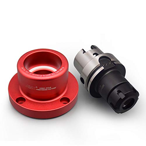 HSK63A-ER32-100 Tool Holder with Tightening Fixture for CNC Milling Machines | High Precision Machine Tool Accessory | Ideal for Metalworking, Woodworking & Industrial Applications