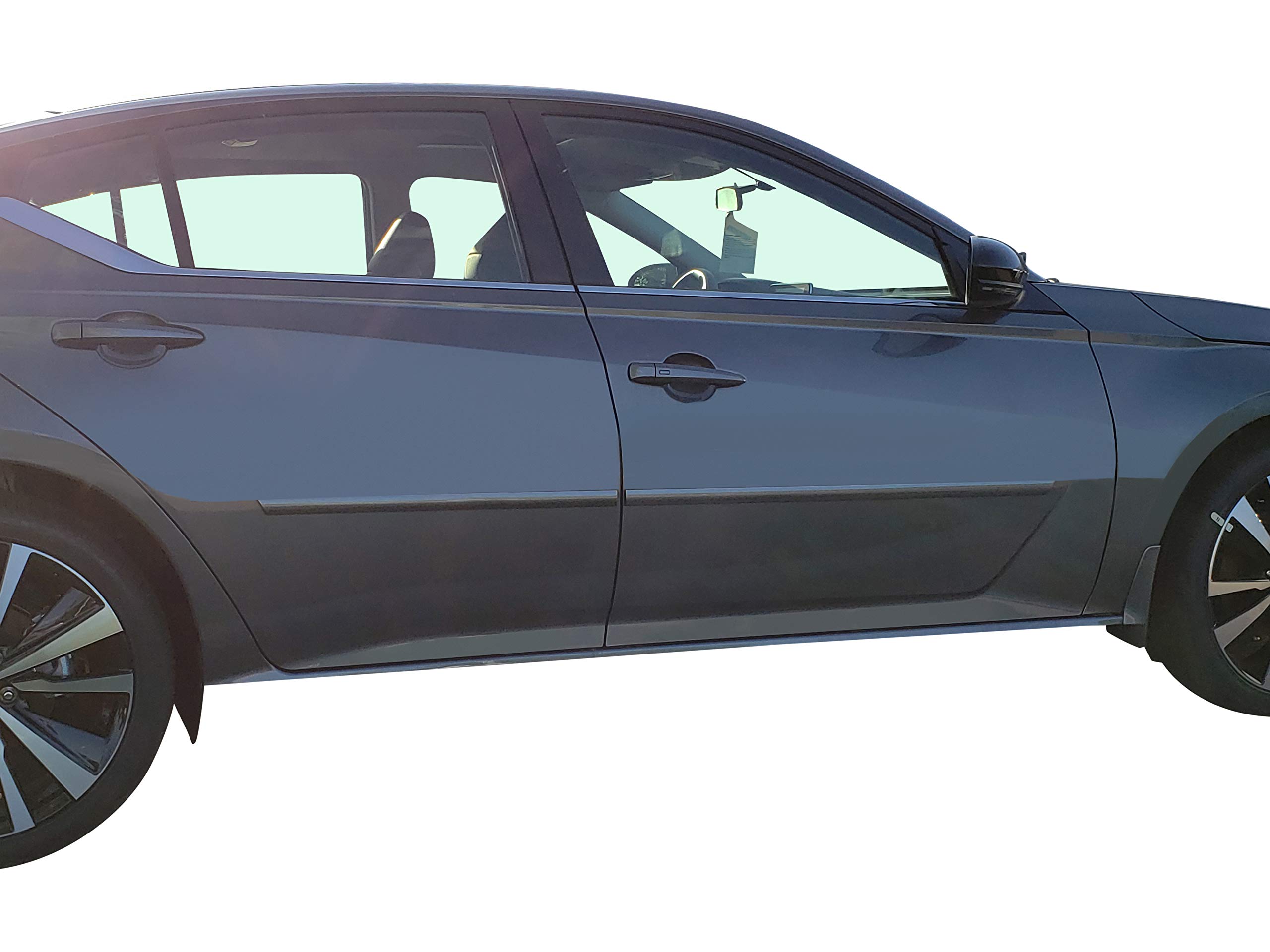 2019-2025 Nissan Altima Custom Painted Body Side Moldings - OEM Factory Paint Match - Perfect Fit Car Door Protectors for Parking Lot Scratches & Dings