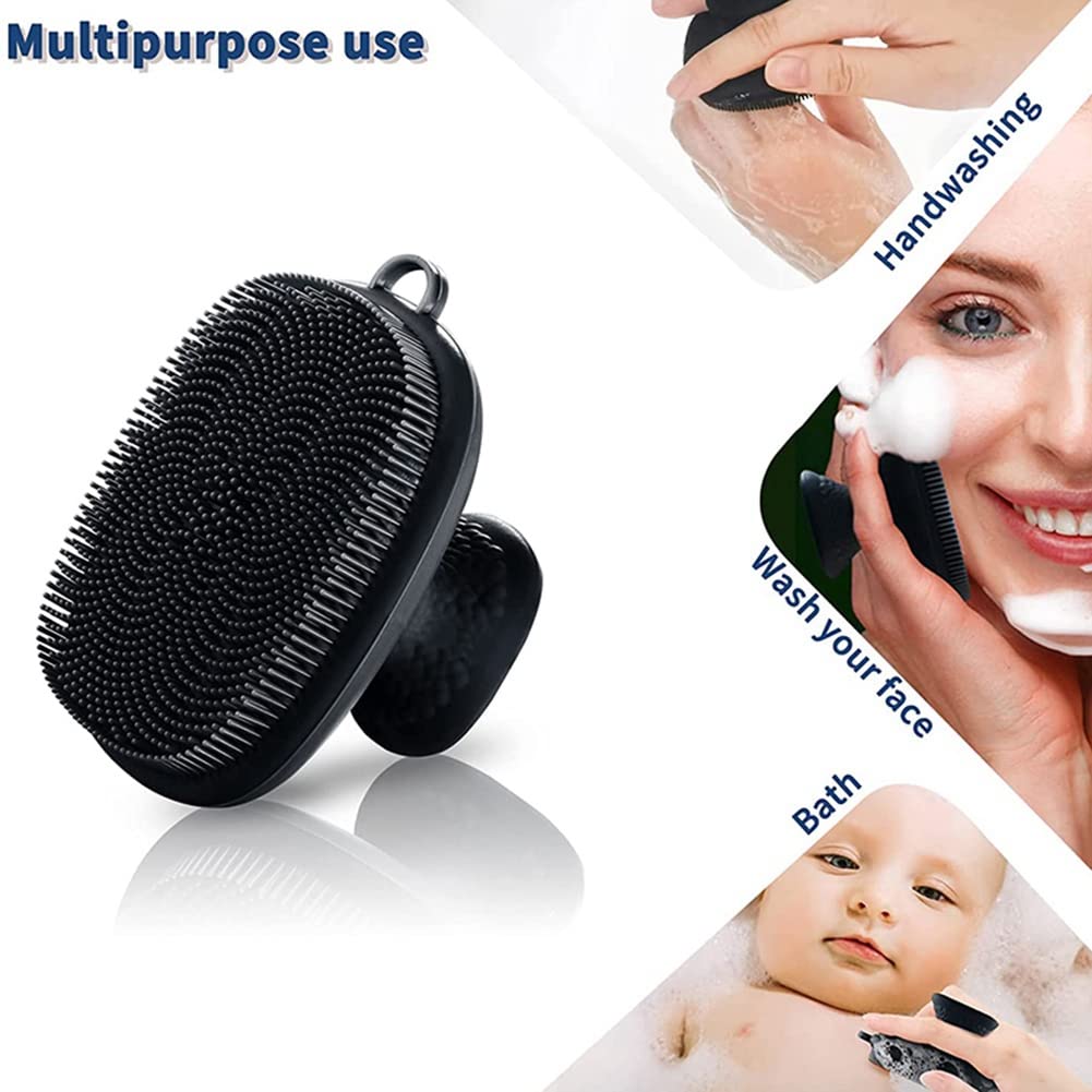 BYSL Silicone Face Scrubber - Gentle Exfoliator & Massager for Dead Skin Removal | Soft Facial Cleansing Brush | Perfect for Daily Skincare & Bathroom Use